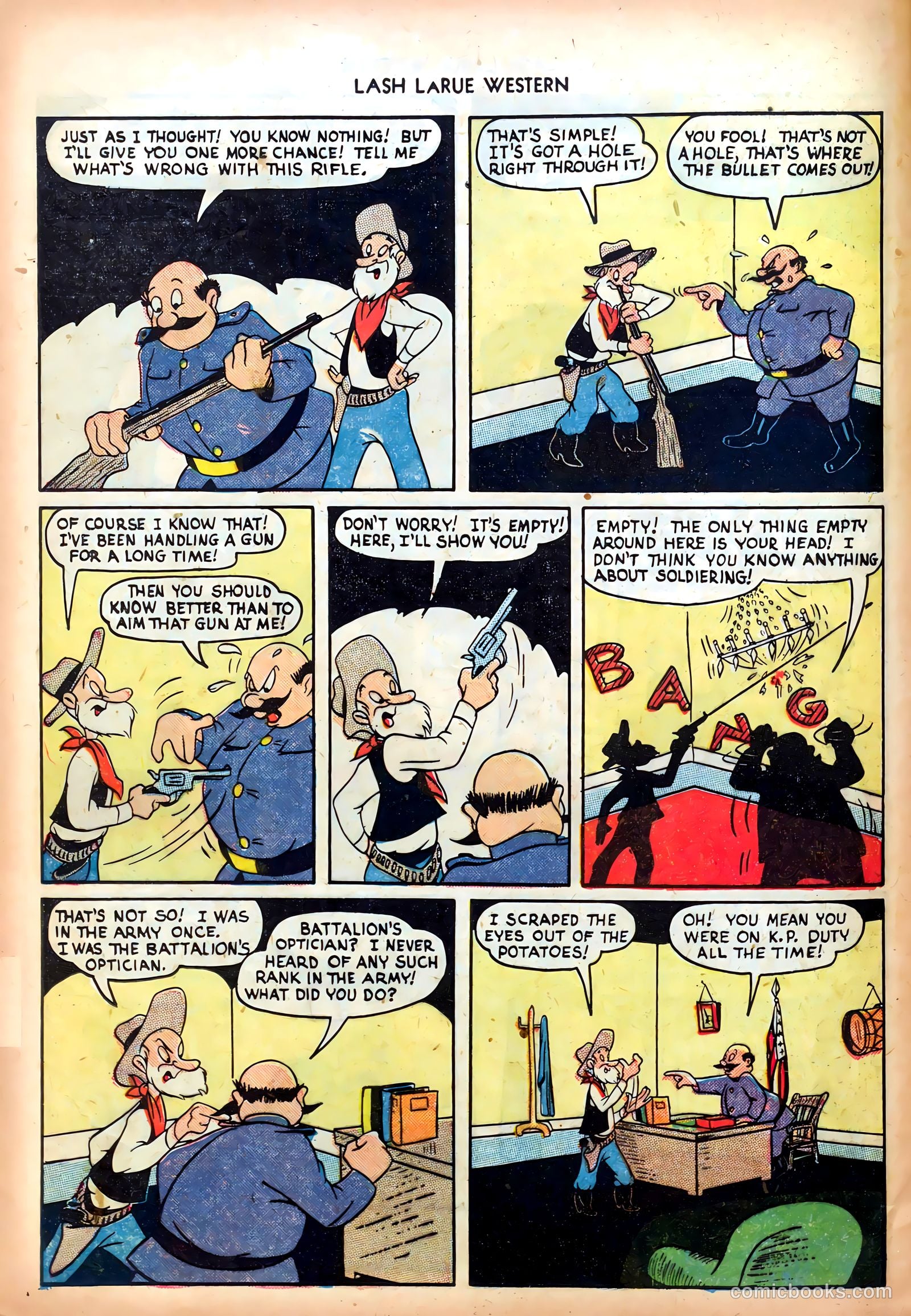Lash LaRue Western #4 — page 16 of 36