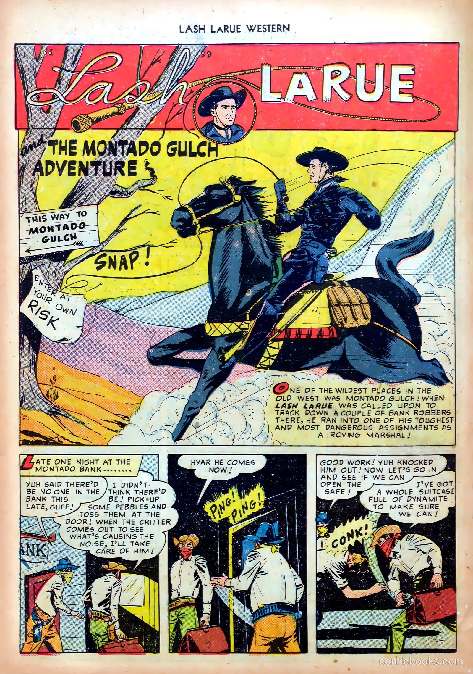Lash LaRue Western #4 — page 18 of 36