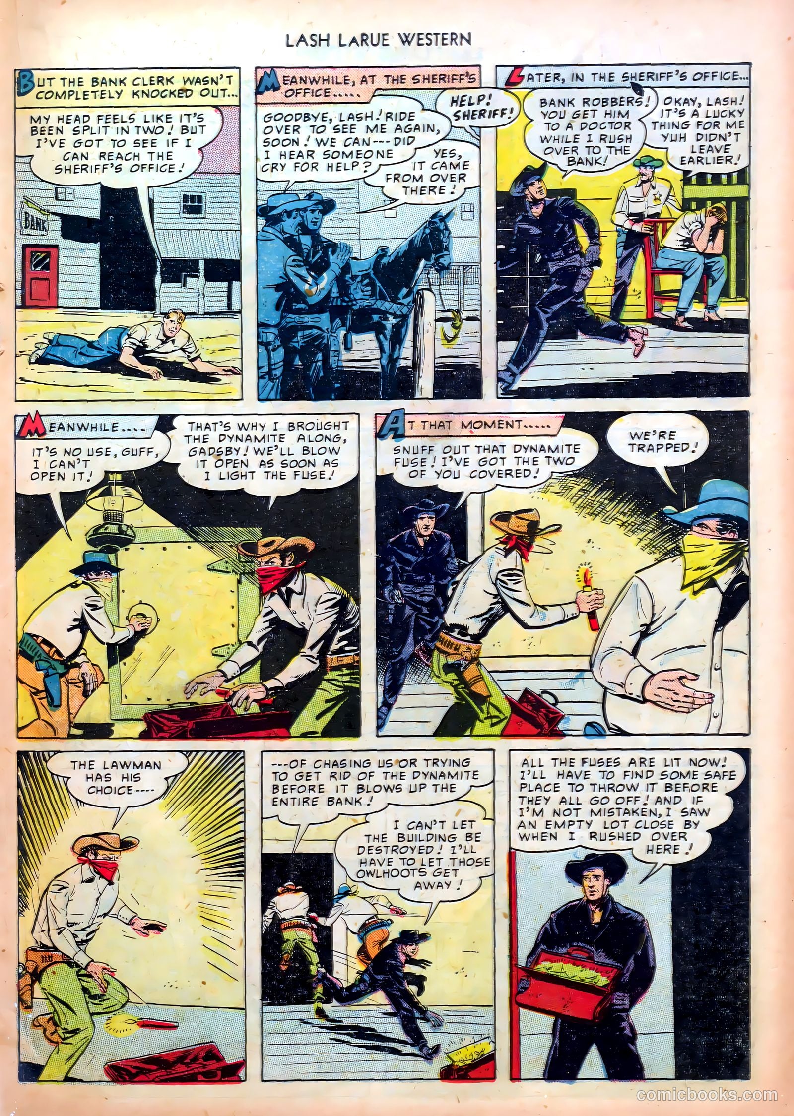 Lash LaRue Western #4 — page 19 of 36