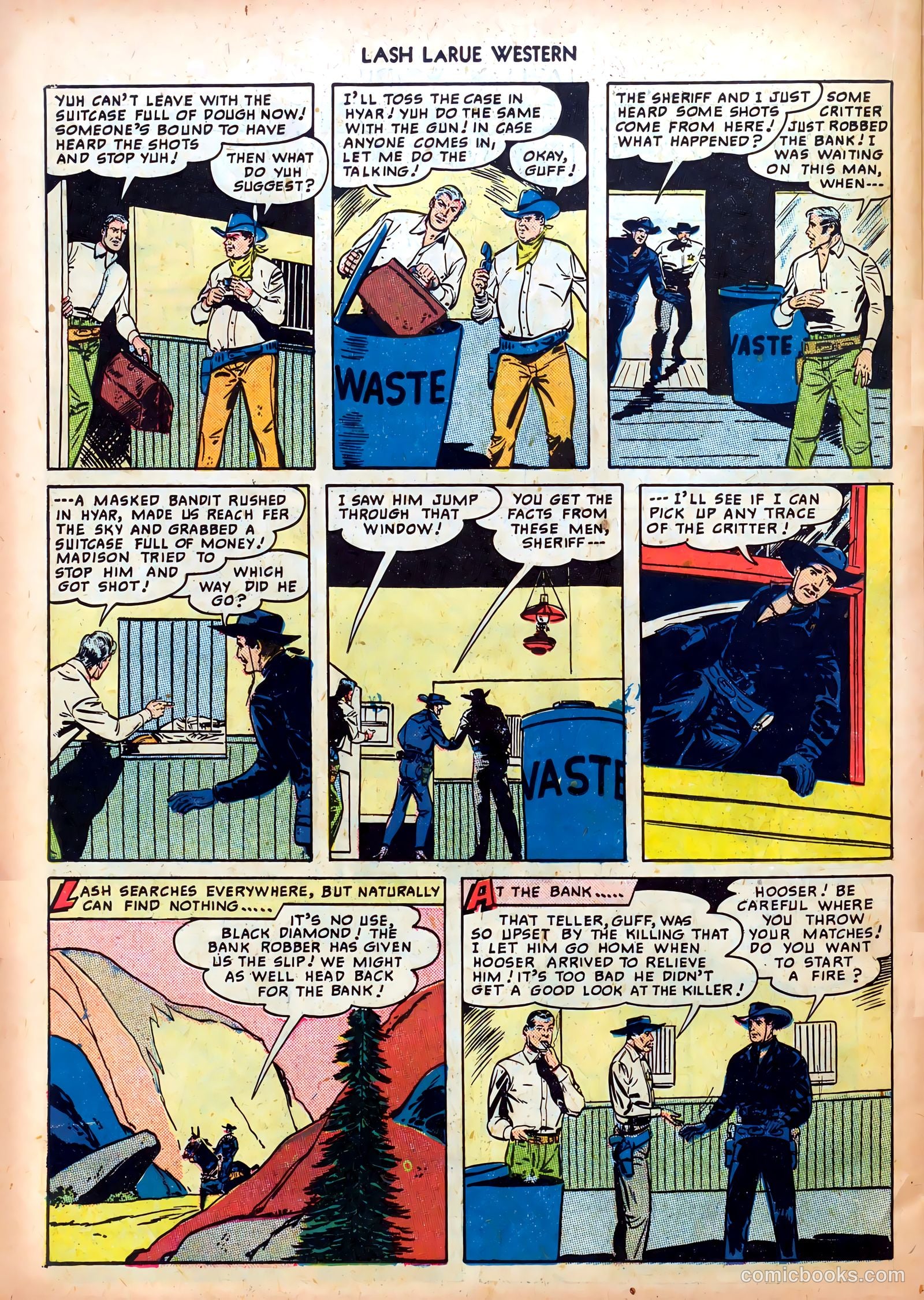 Lash LaRue Western #4 — page 22 of 36