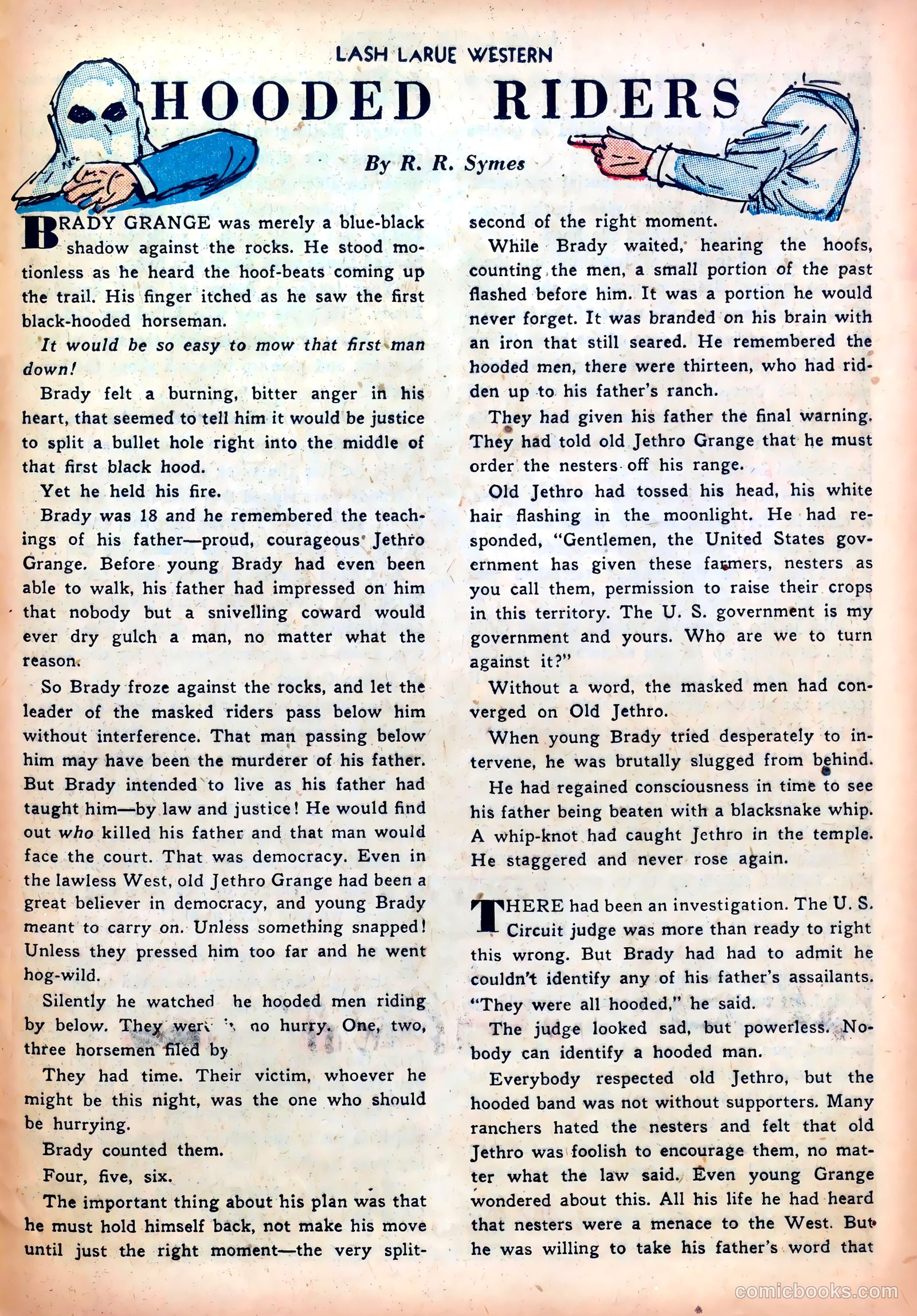 Lash LaRue Western #4 — page 25 of 36
