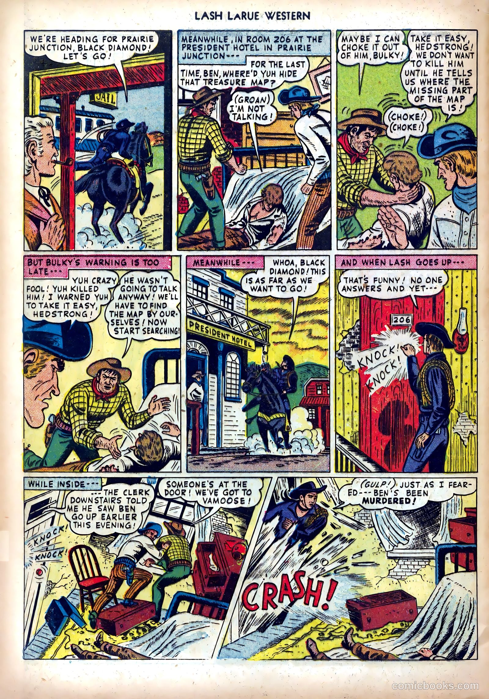 Lash LaRue Western #4 — page 28 of 36