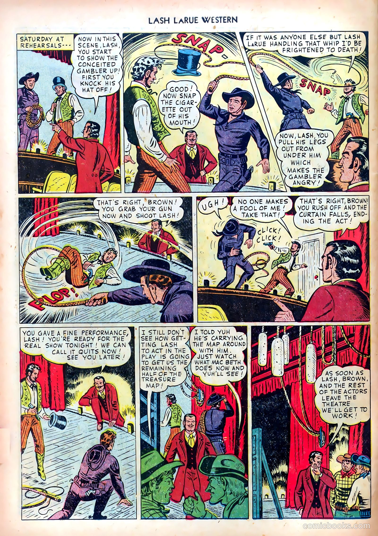 Lash LaRue Western #4 — page 30 of 36