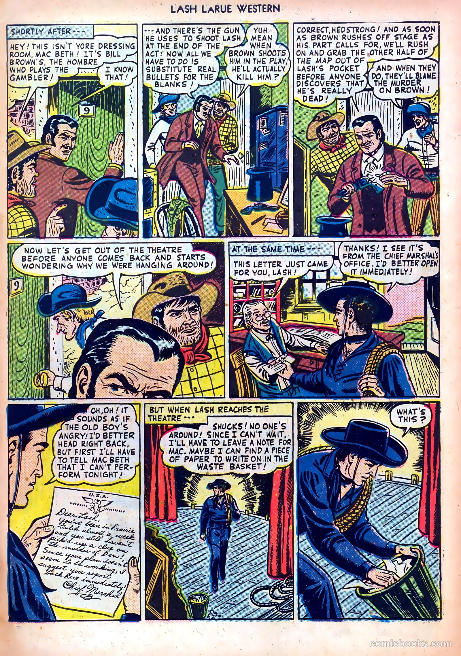 Lash LaRue Western #4 — page 31 of 36