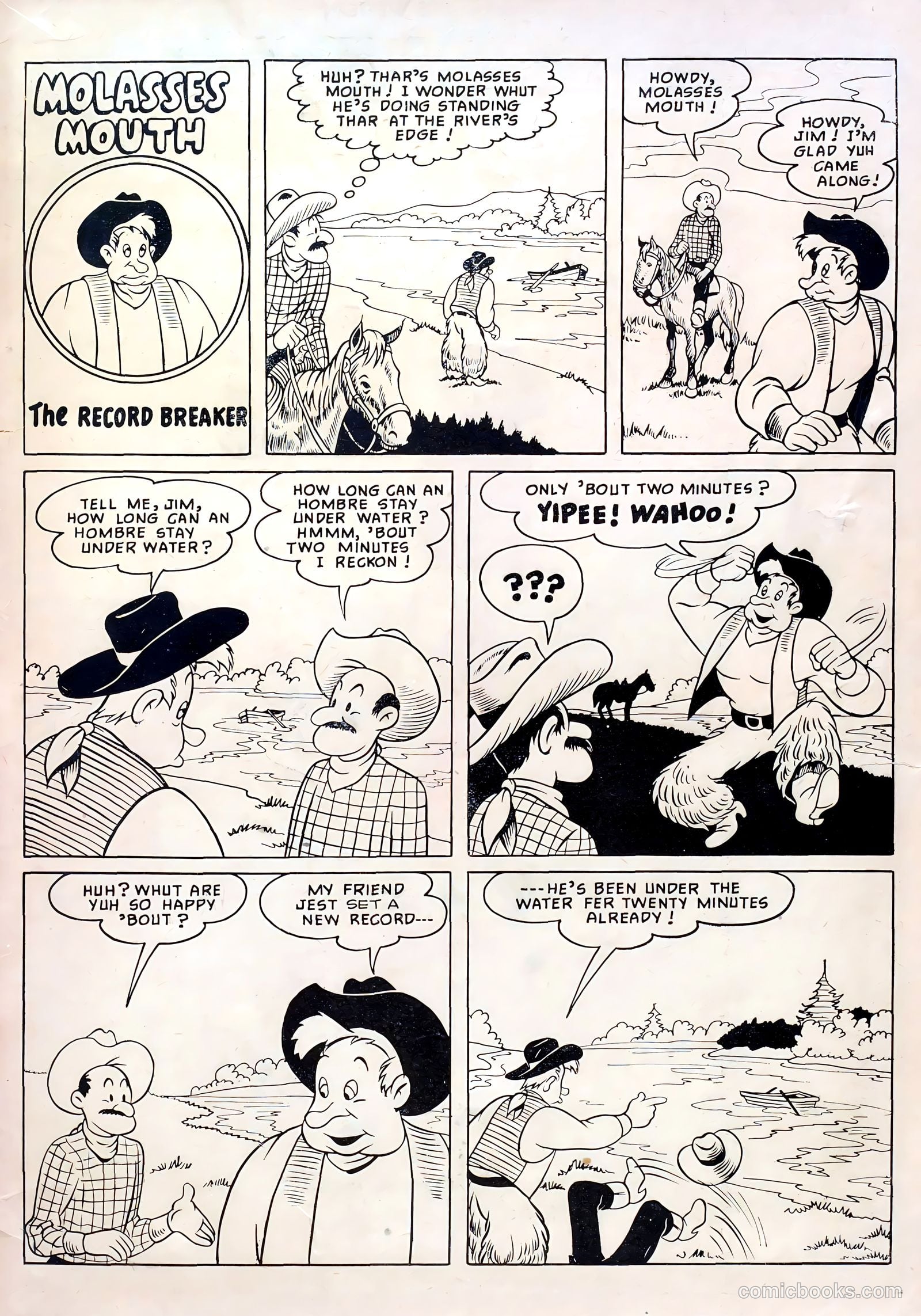 Lash LaRue Western #4 — page 35 of 36