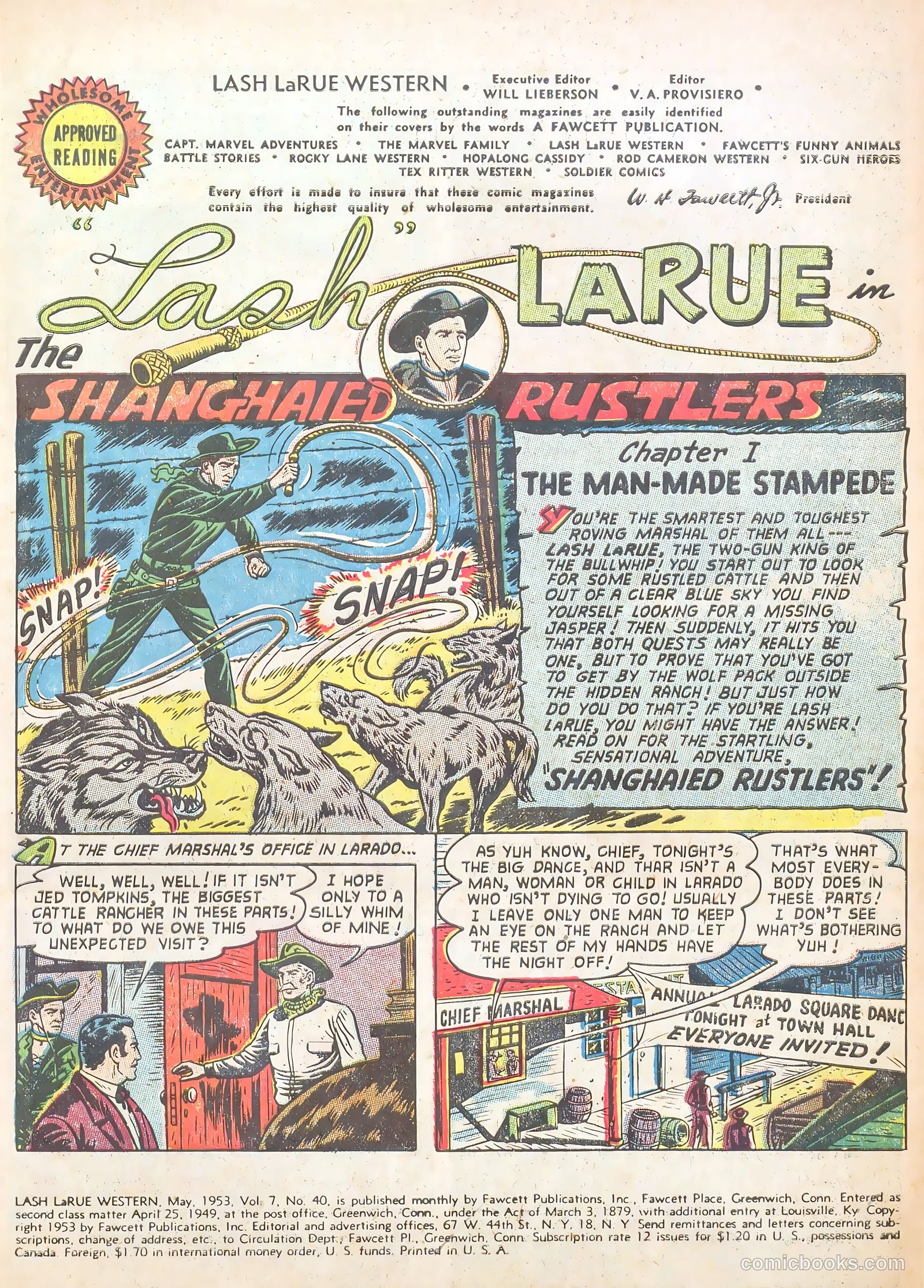Lash LaRue Western #40 — page 3 of 37