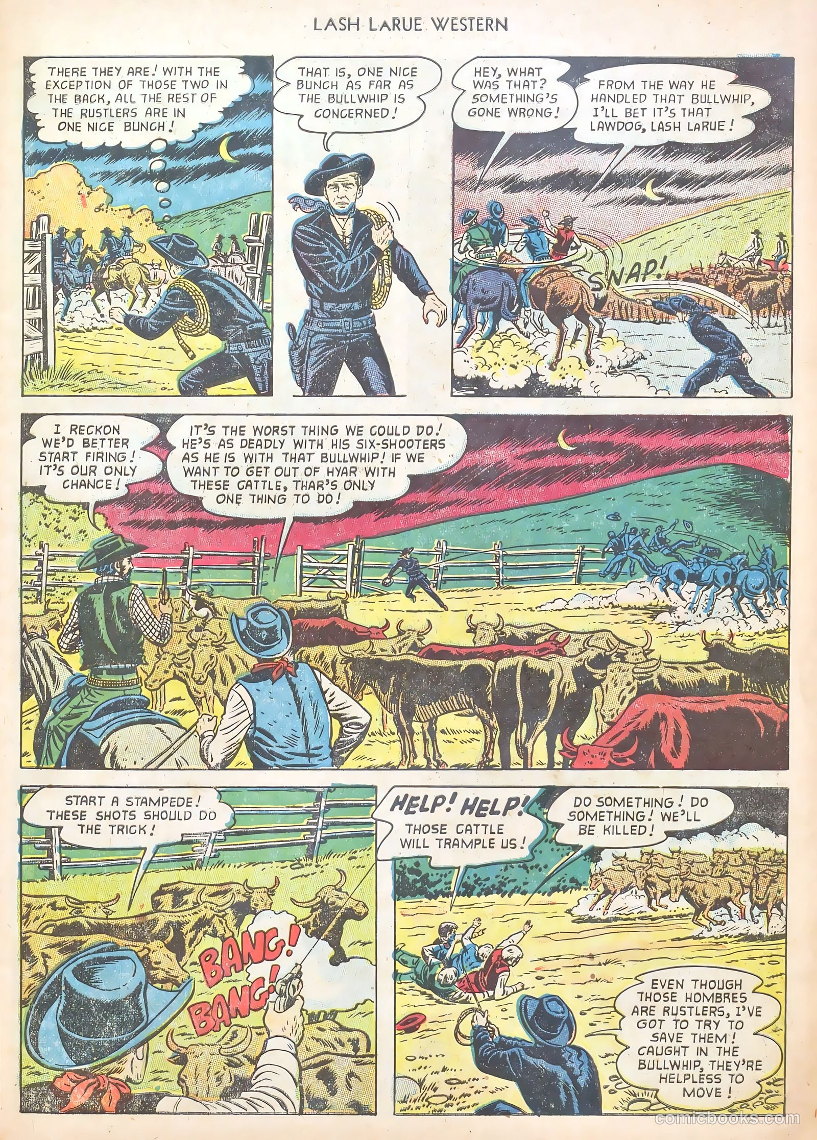 Lash LaRue Western #40 — page 7 of 37