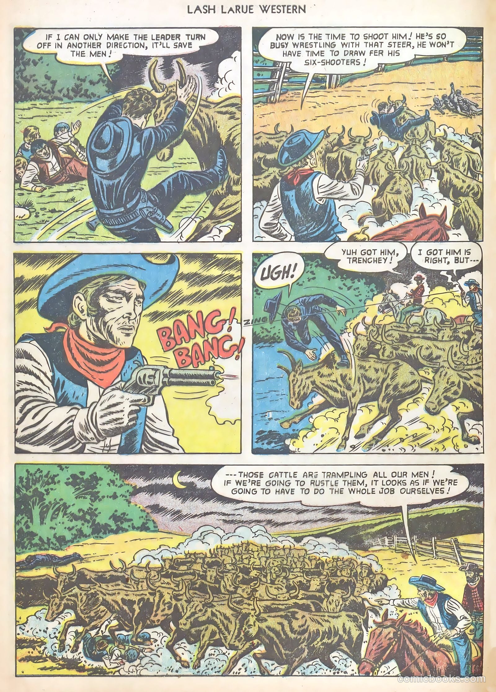 Lash LaRue Western #40 — page 8 of 37