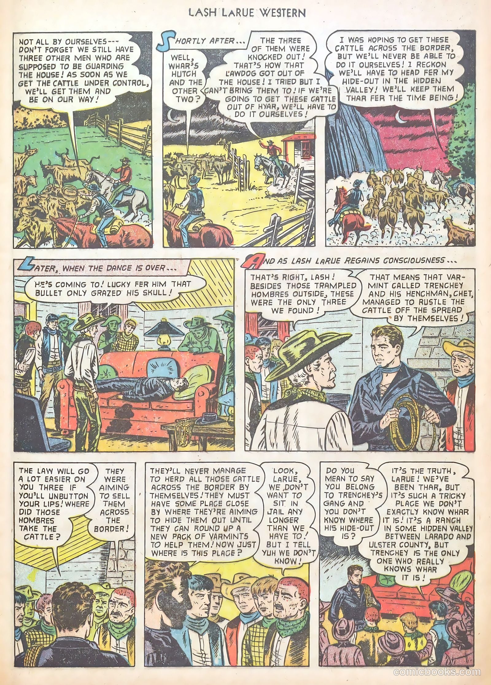 Lash LaRue Western #40 — page 9 of 37
