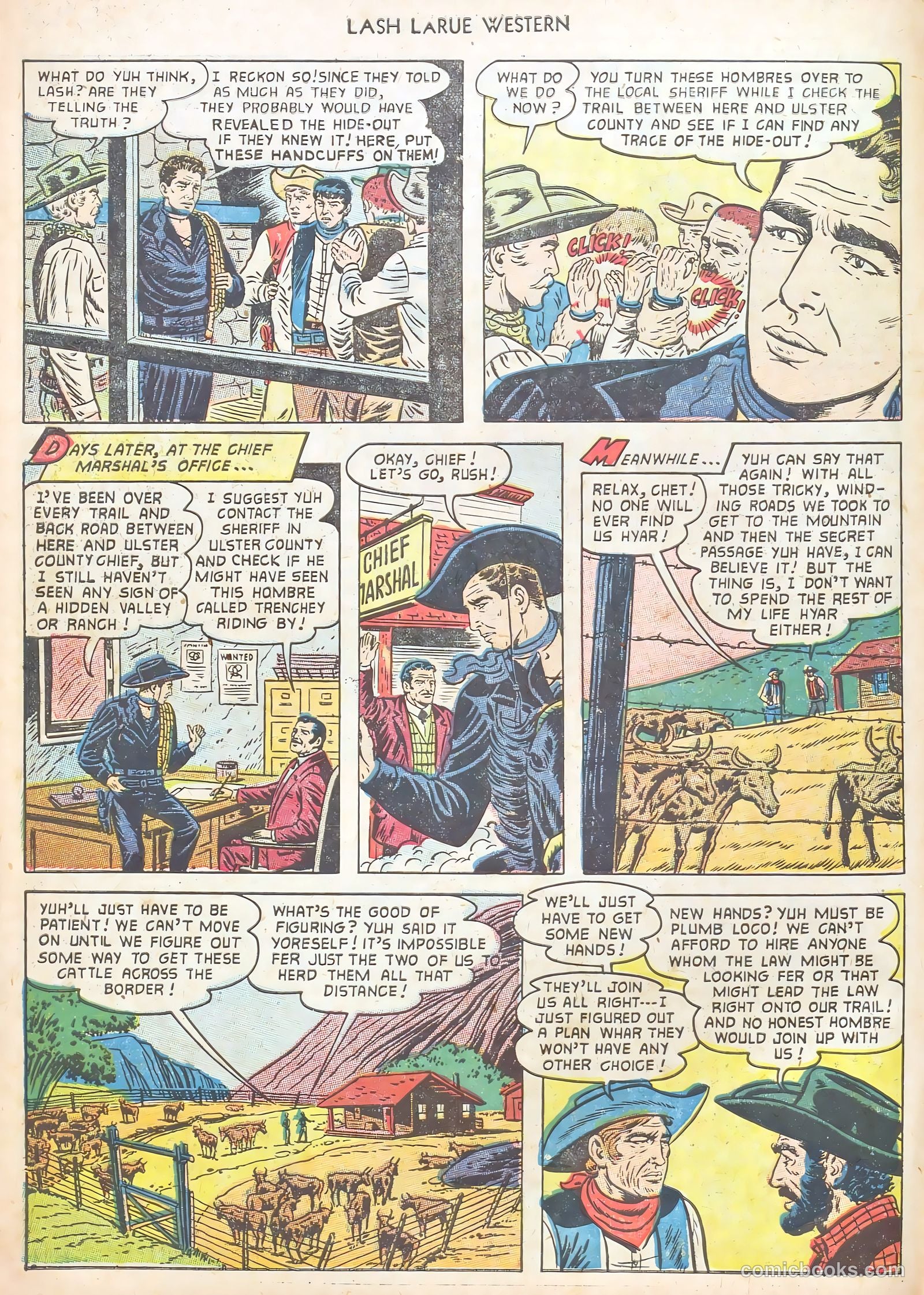 Lash LaRue Western #40 — page 10 of 37