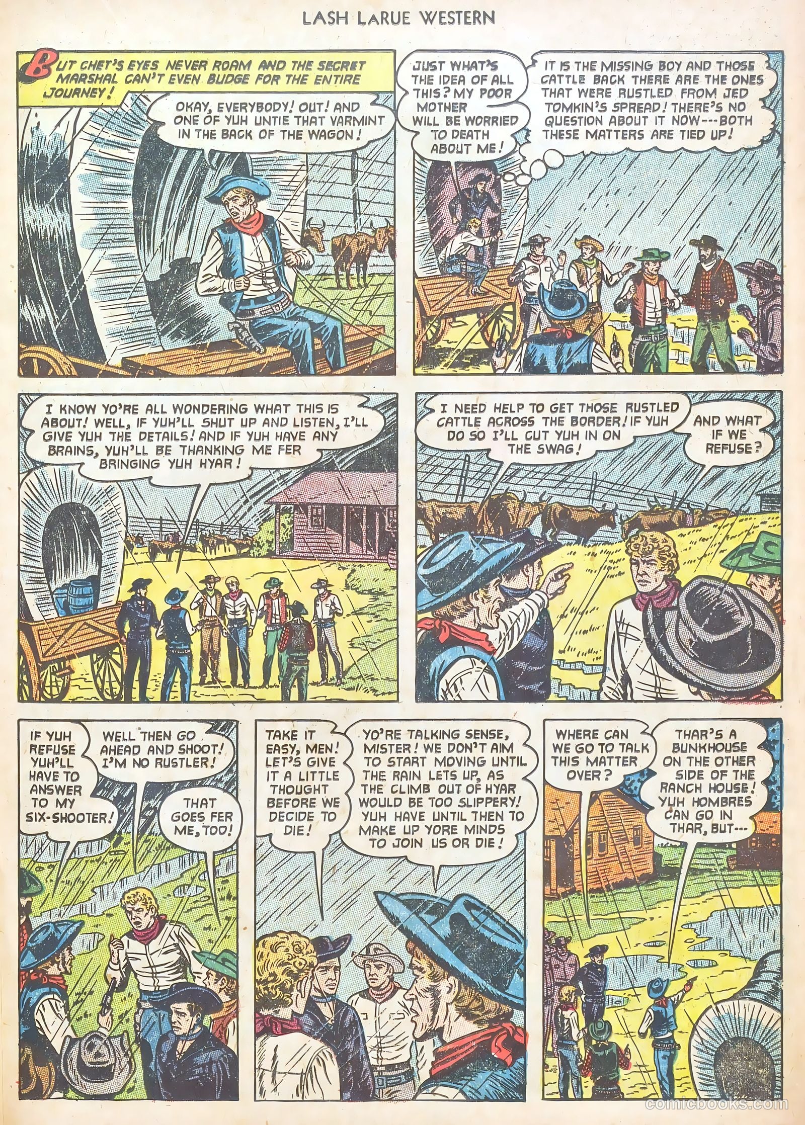 Lash LaRue Western #40 — page 15 of 37