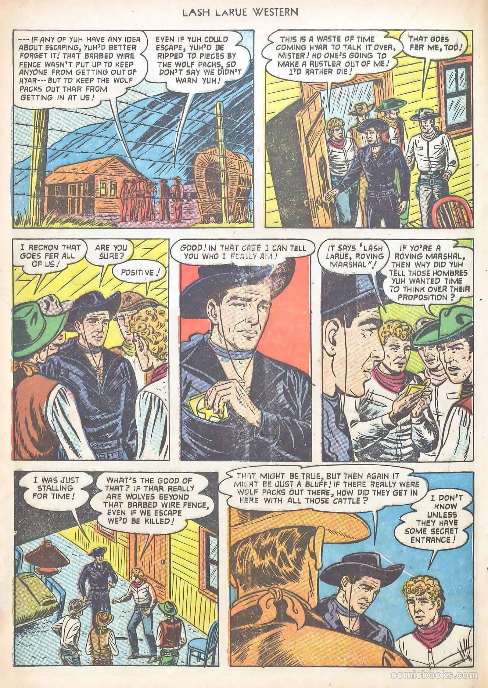 Lash LaRue Western #40 — page 16 of 37