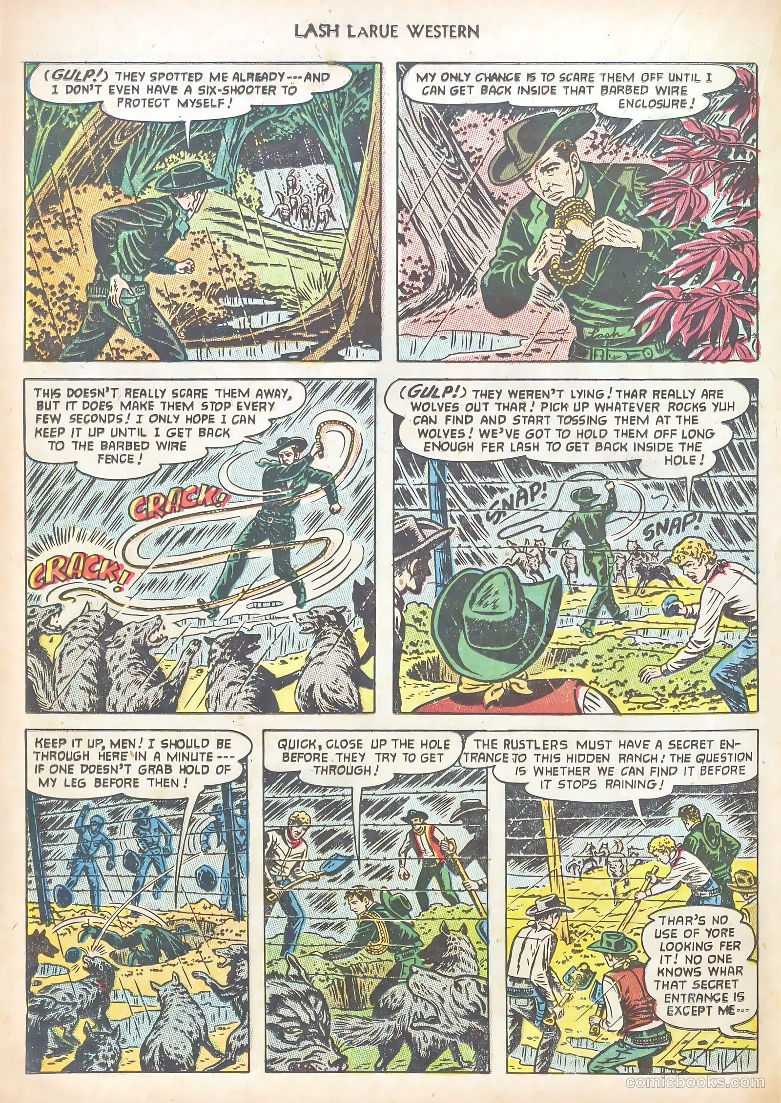 Lash LaRue Western #40 — page 18 of 37