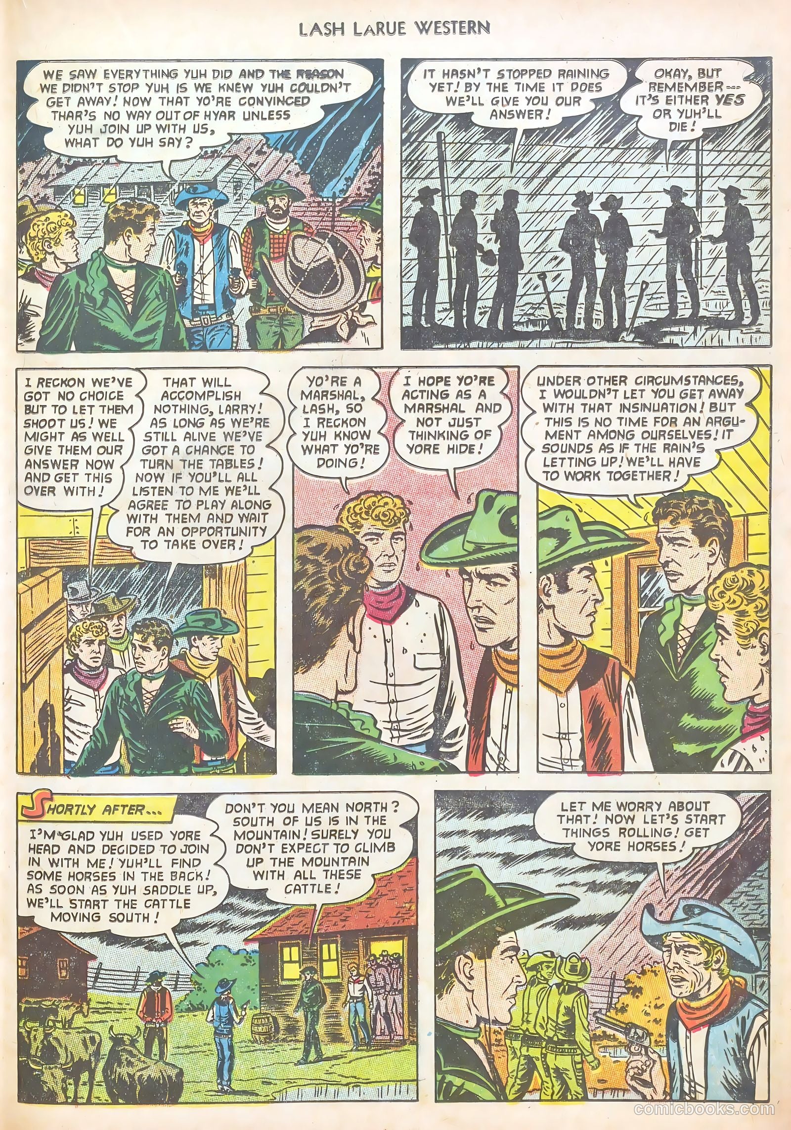 Lash LaRue Western #40 — page 19 of 37