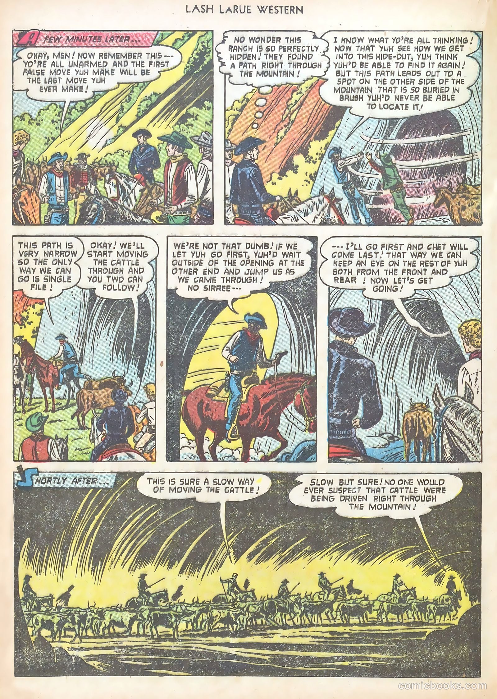Lash LaRue Western #40 — page 20 of 37