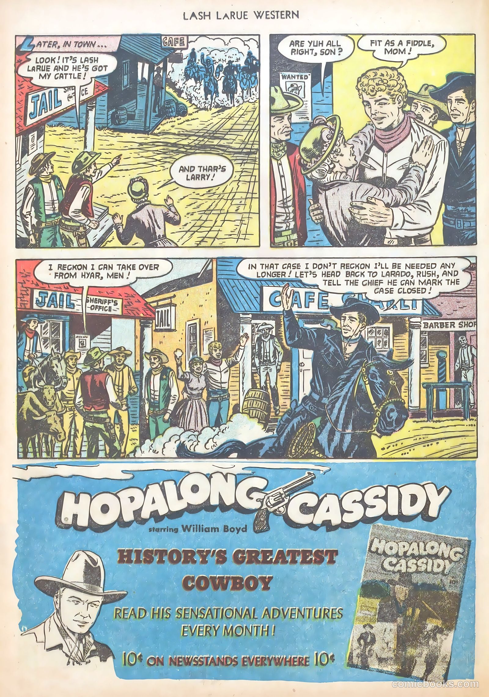 Lash LaRue Western #40 — page 24 of 37