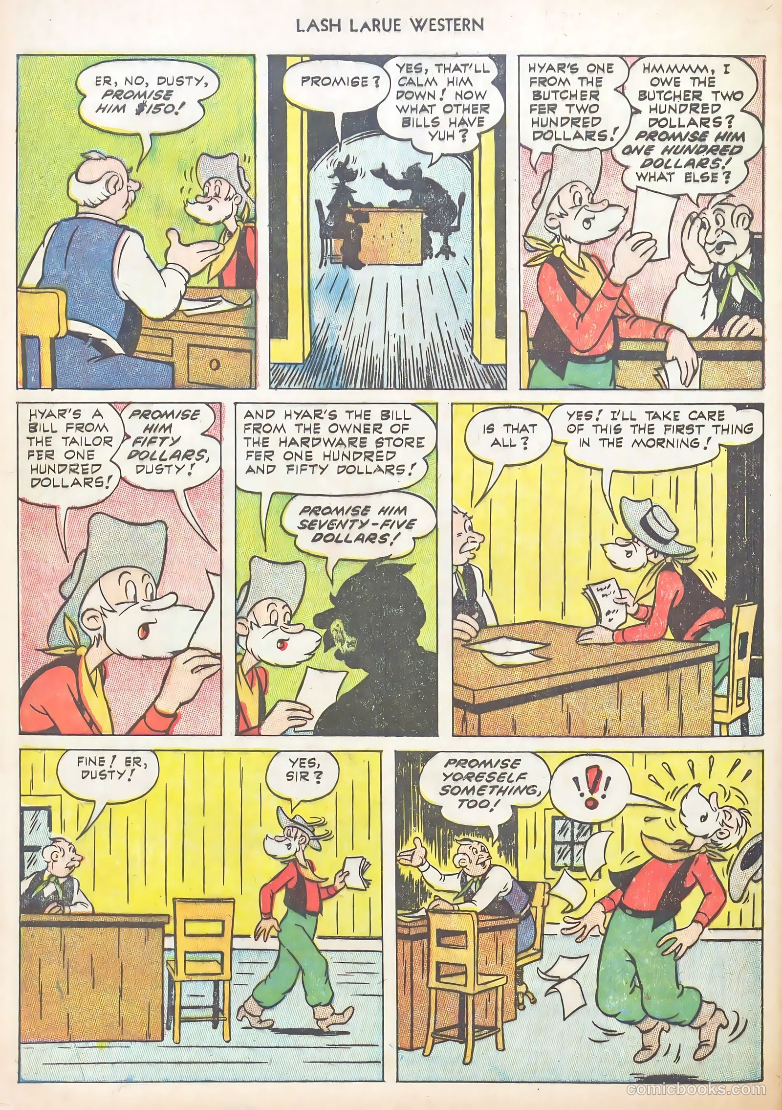 Lash LaRue Western #40 — page 28 of 37