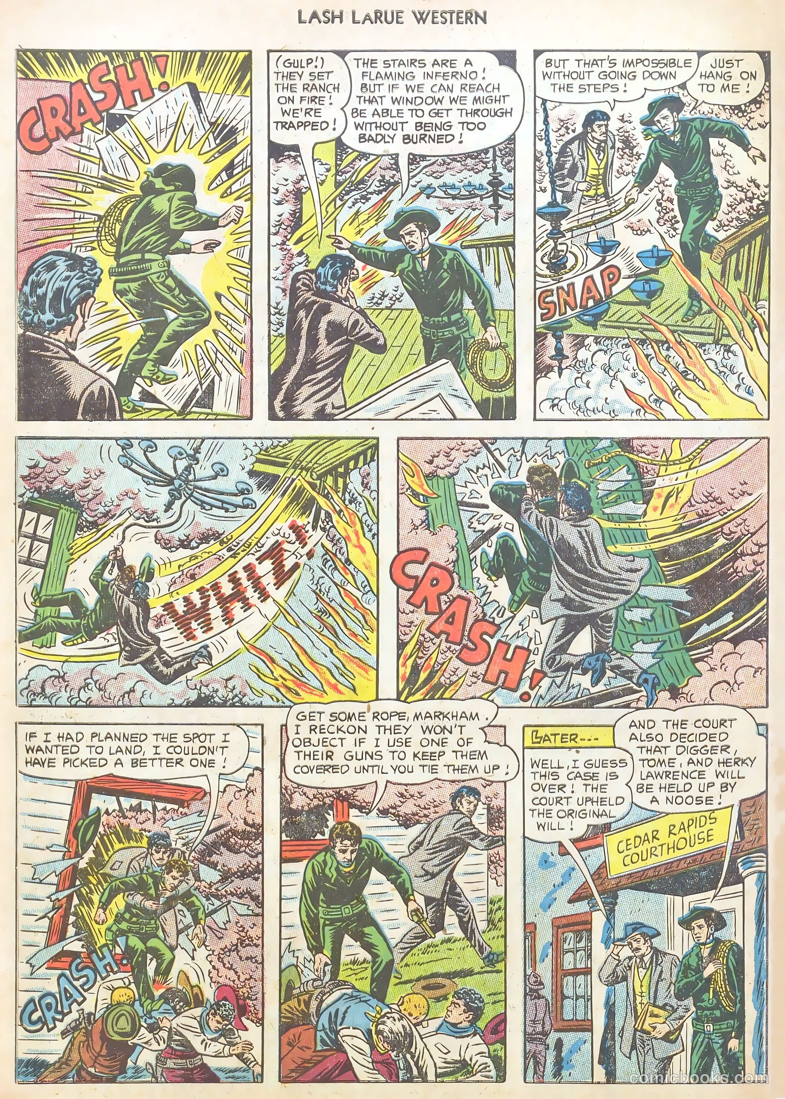 Lash LaRue Western #40 — page 34 of 37