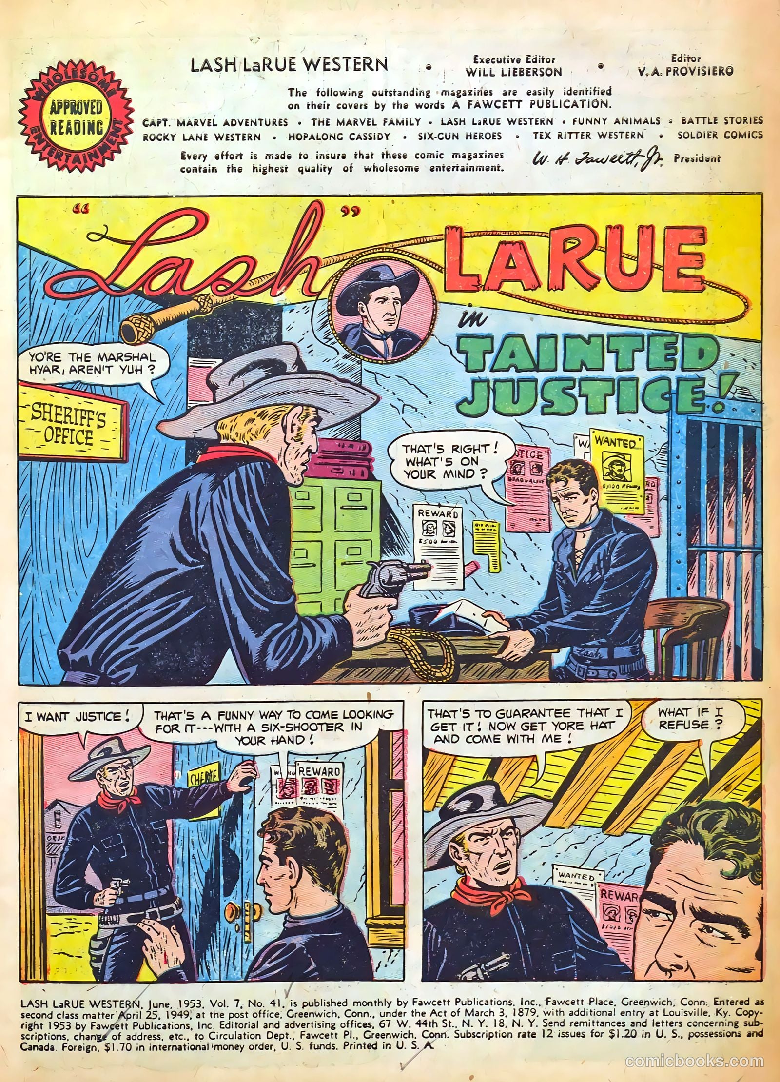 Lash LaRue Western #41 — page 3 of 36