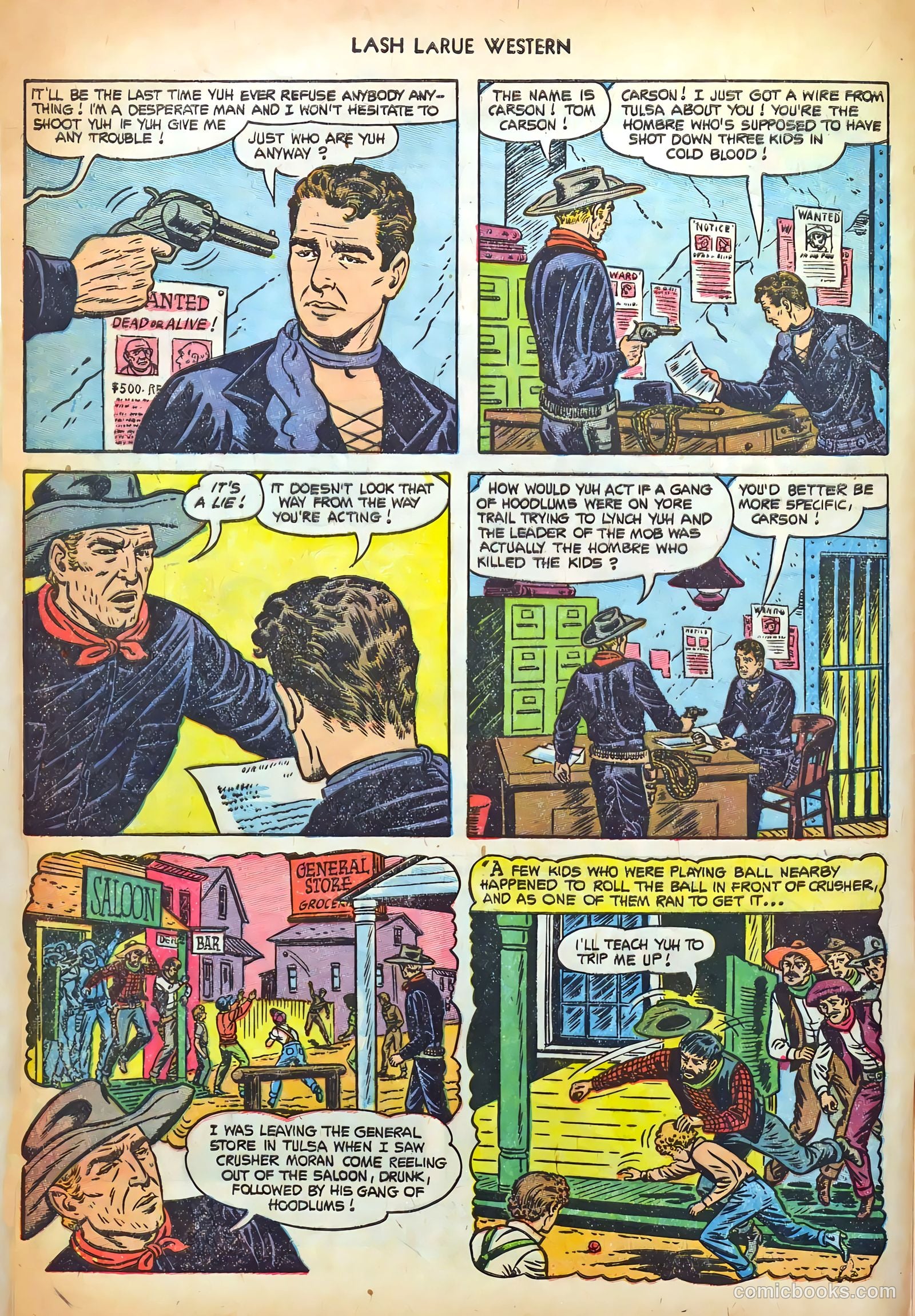 Lash LaRue Western #41 — page 4 of 36