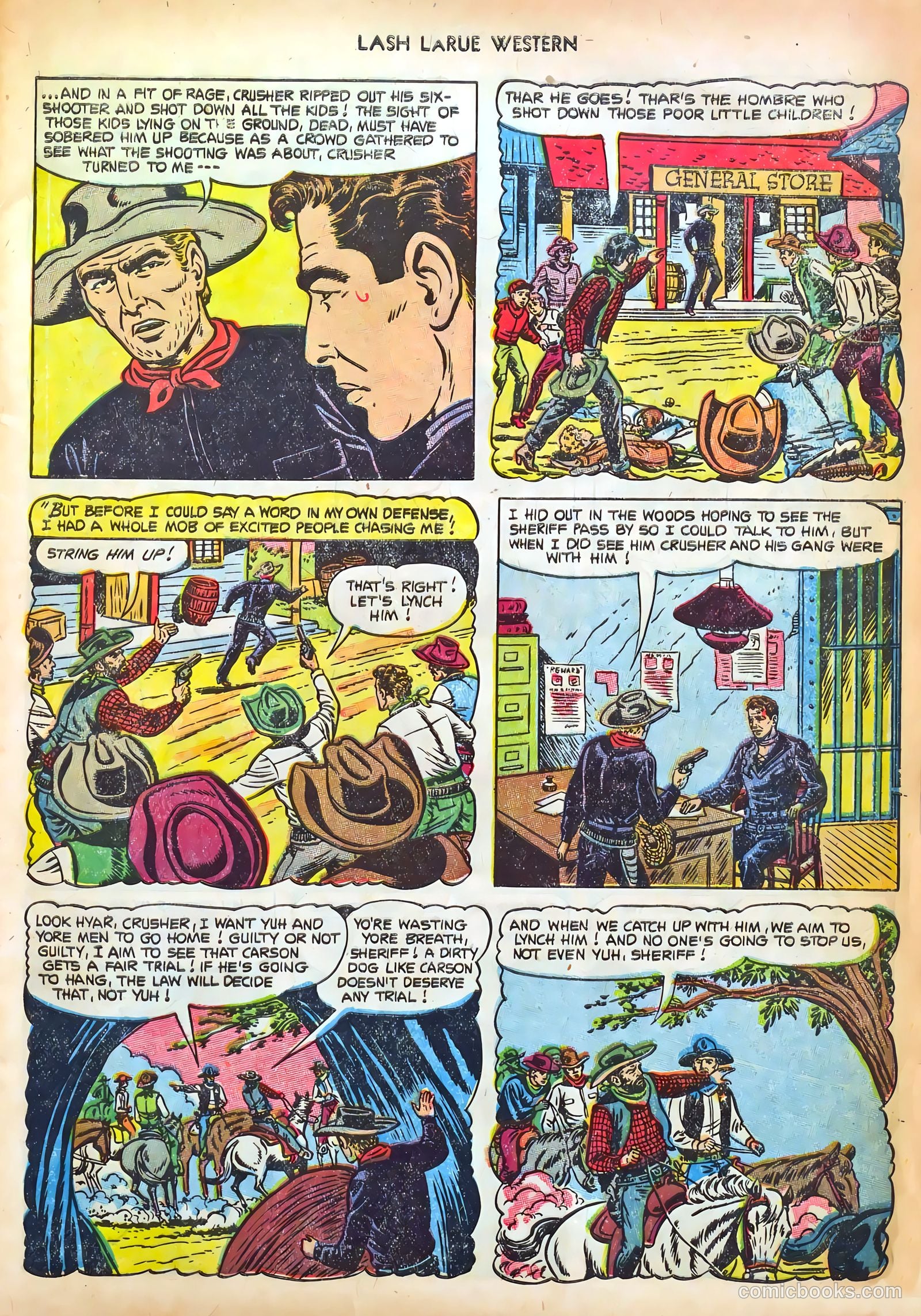 Lash LaRue Western #41 — page 5 of 36