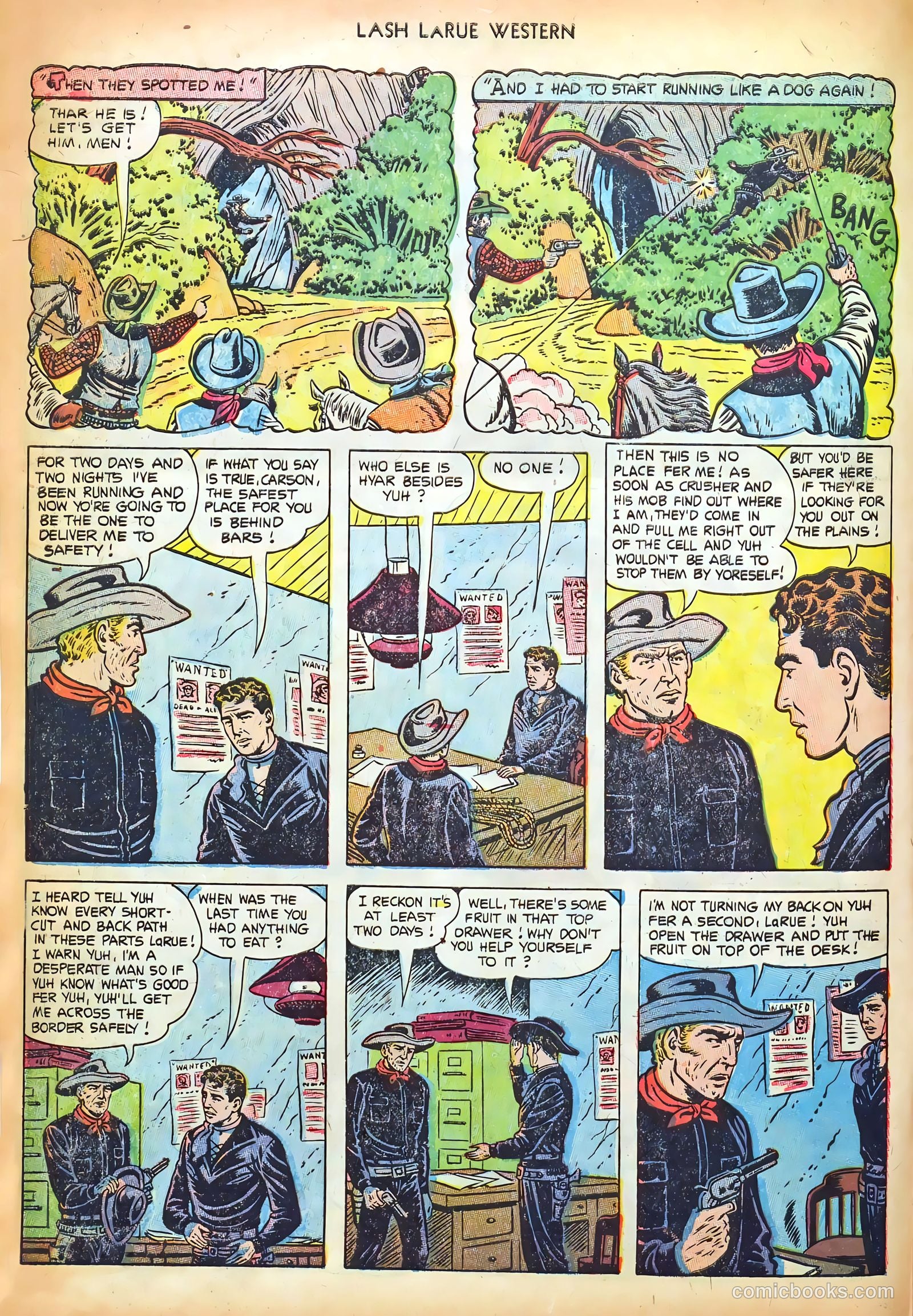 Lash LaRue Western #41 — page 6 of 36