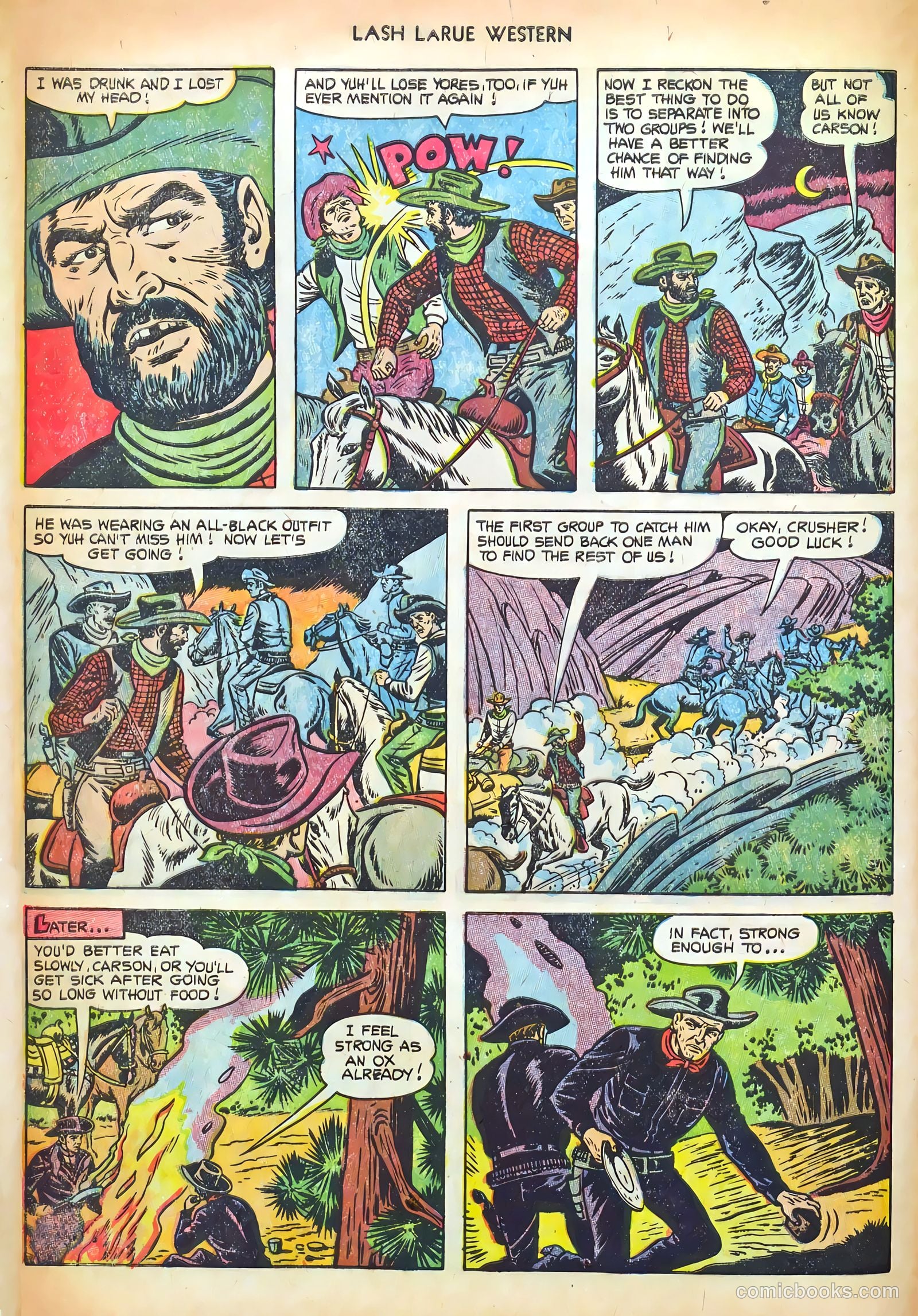 Lash LaRue Western #41 — page 8 of 36