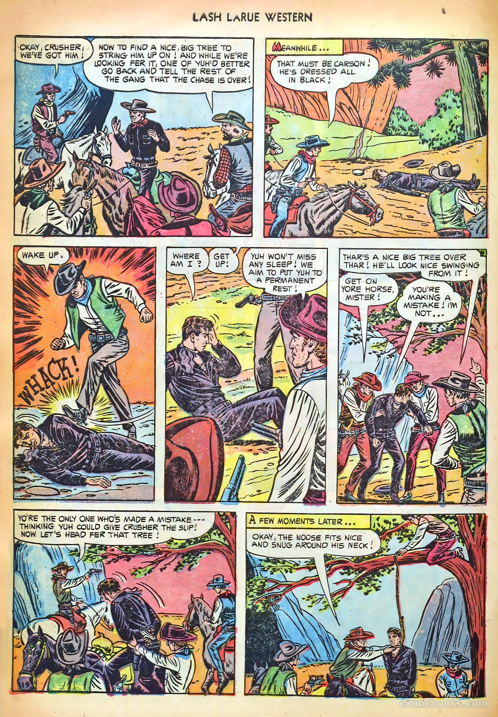 Lash LaRue Western #41 — page 10 of 36