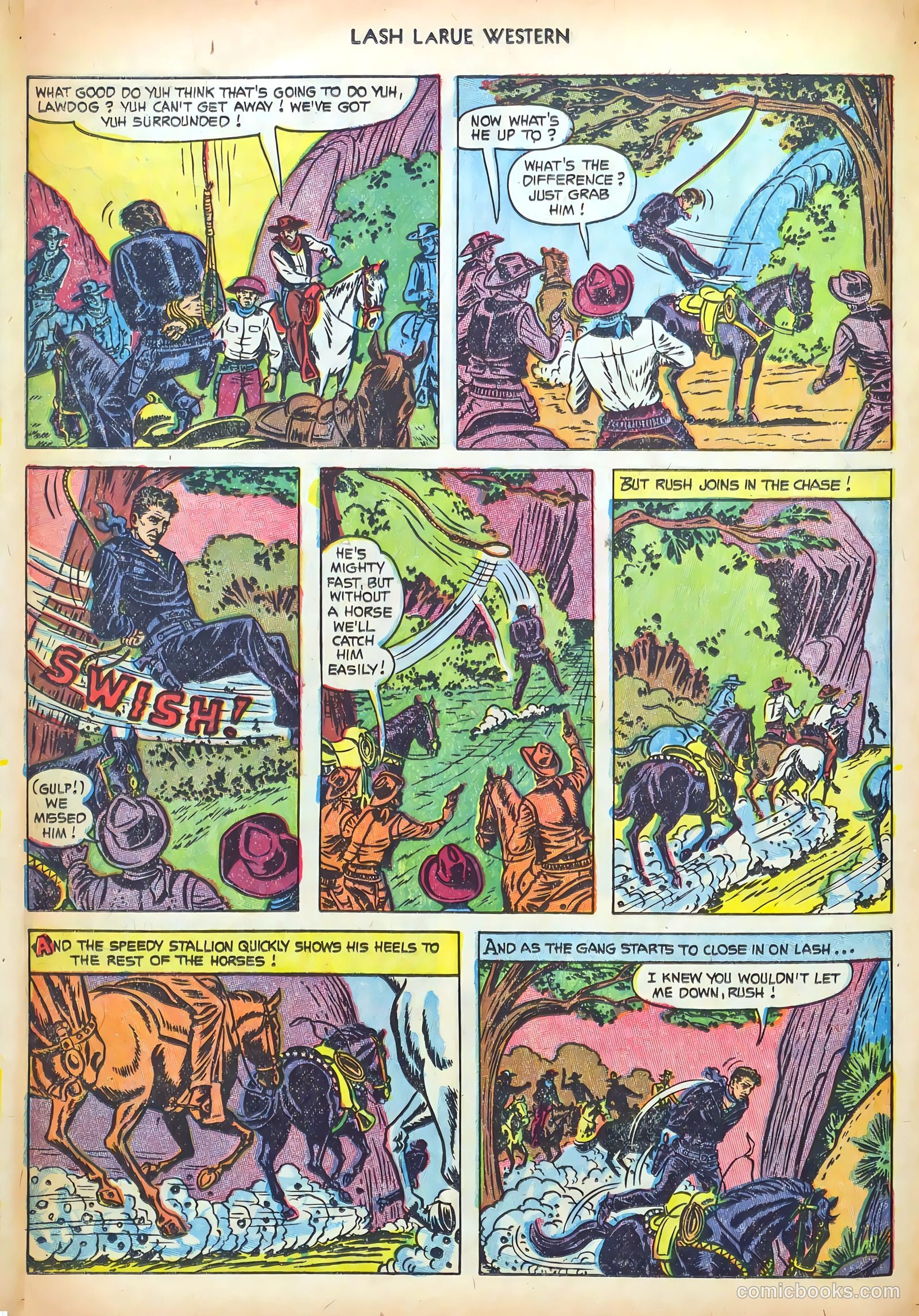Lash LaRue Western #41 — page 12 of 36