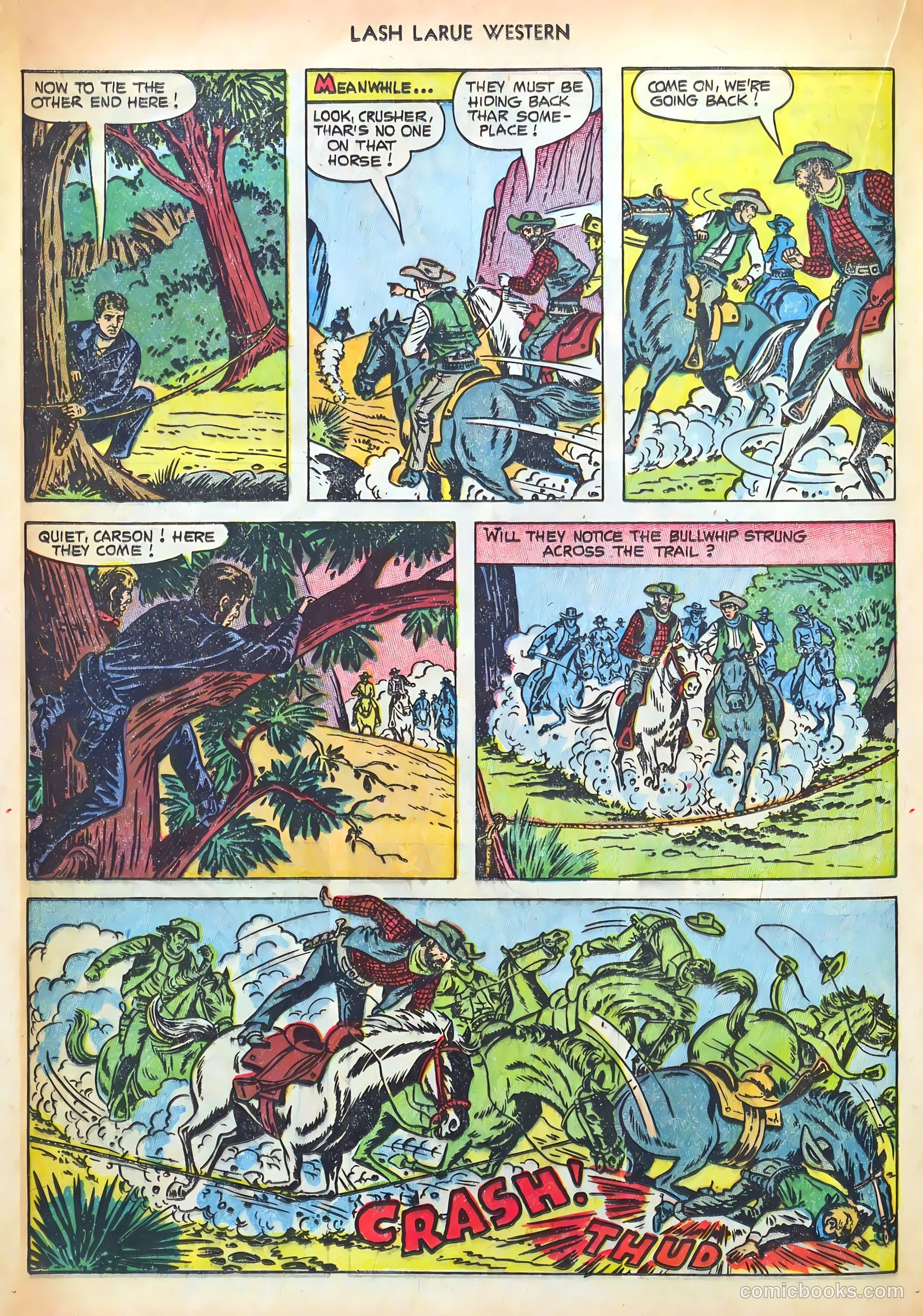 Lash LaRue Western #41 — page 16 of 36
