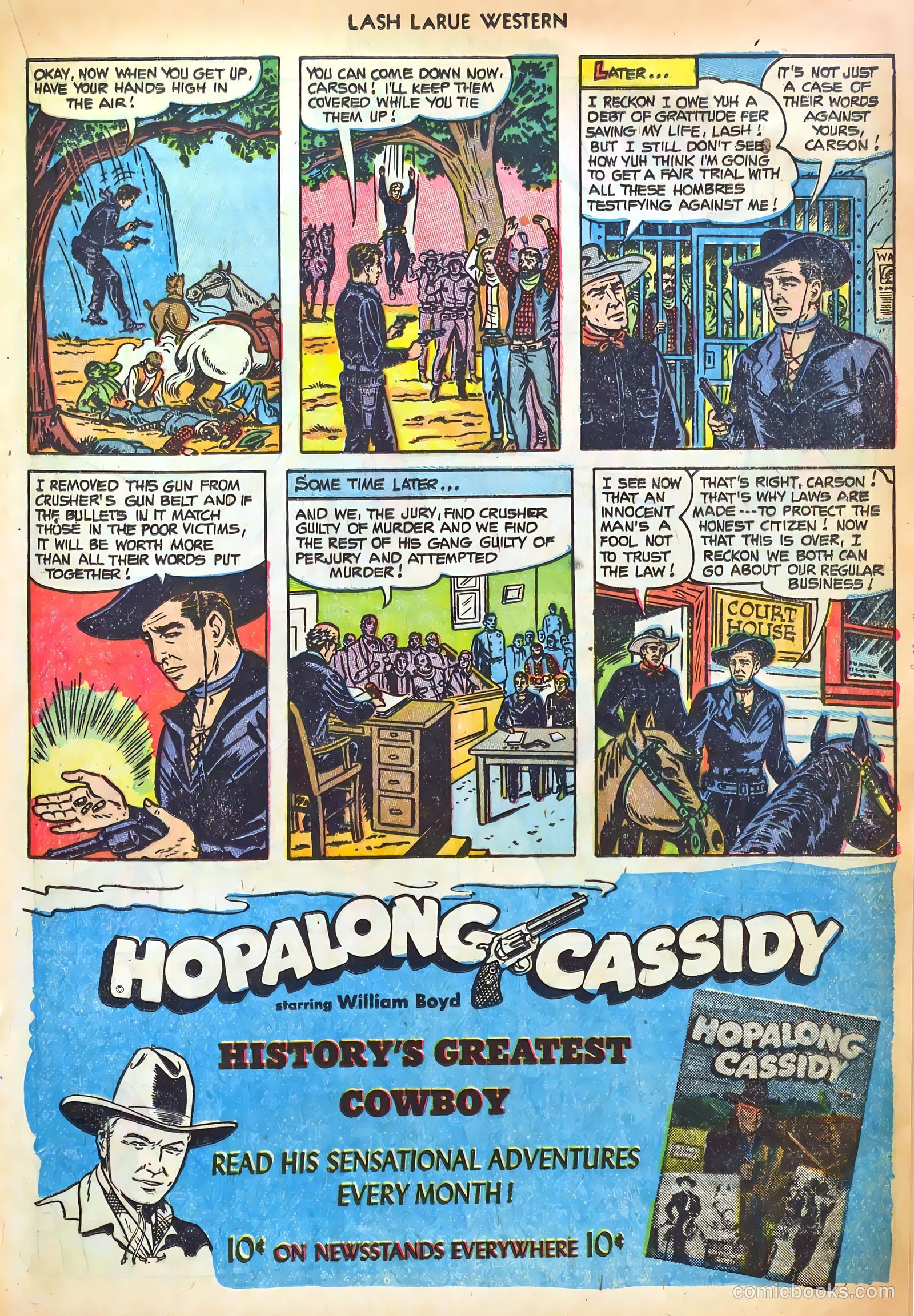 Lash LaRue Western #41 — page 17 of 36