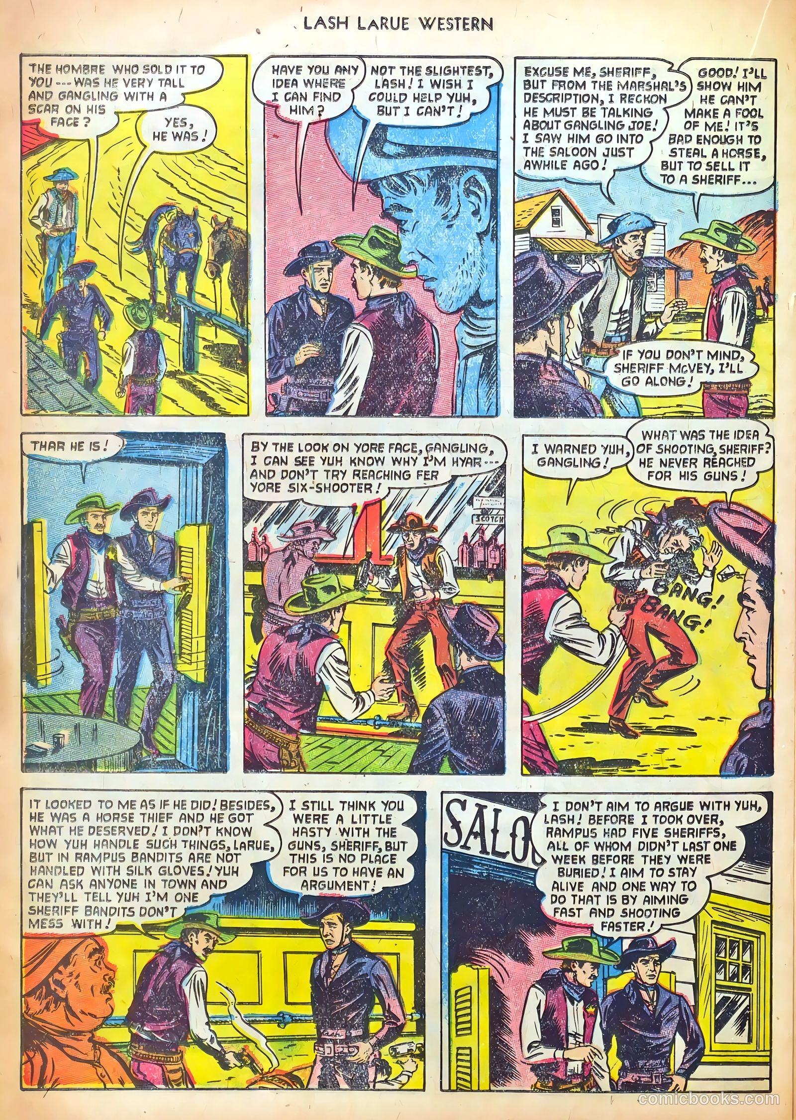 Lash LaRue Western #41 — page 24 of 36