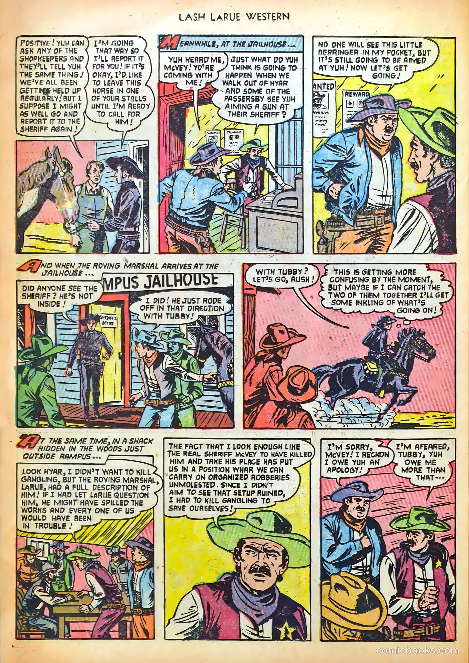 Lash LaRue Western #41 — page 26 of 36
