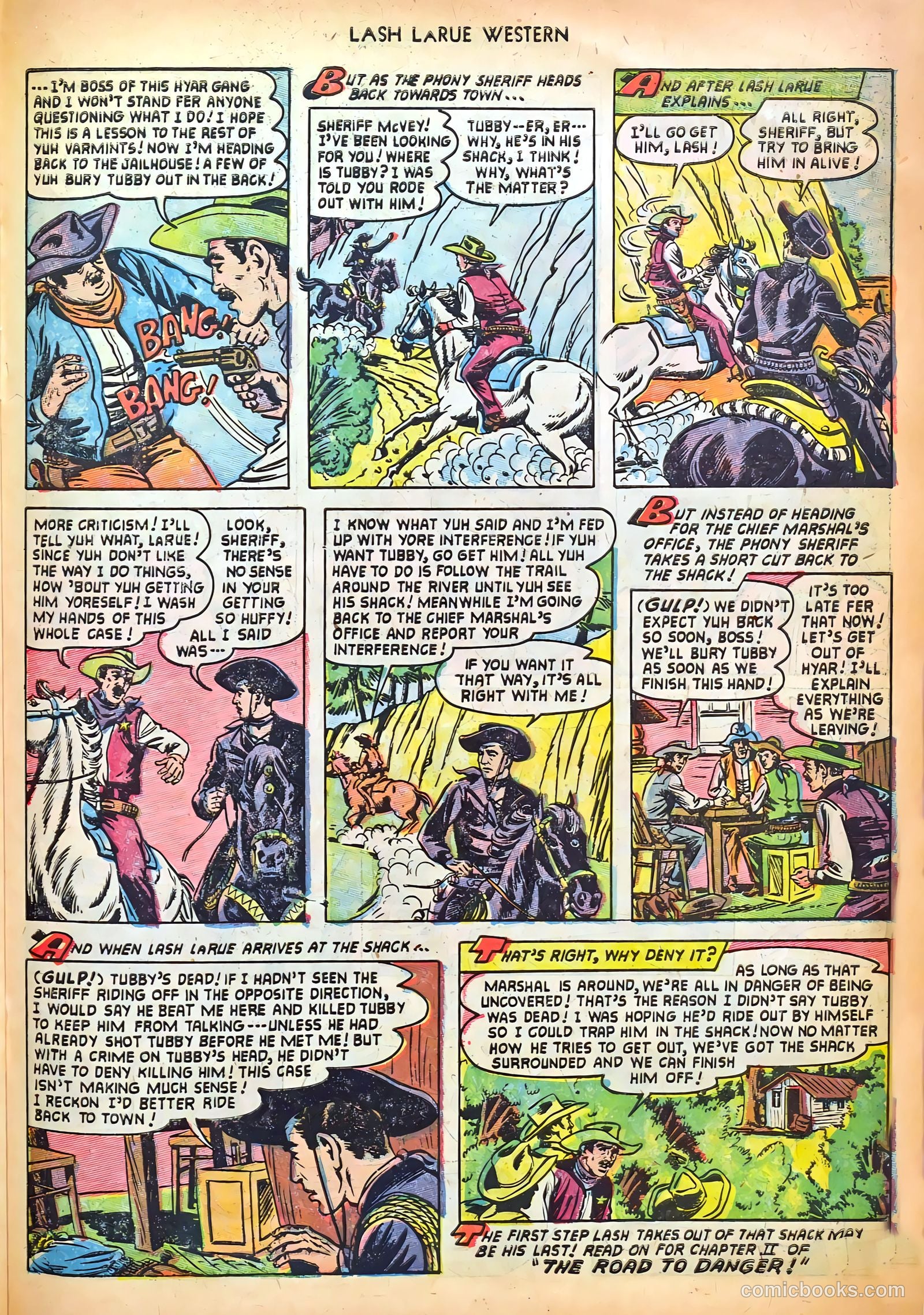 Lash LaRue Western #41 — page 27 of 36