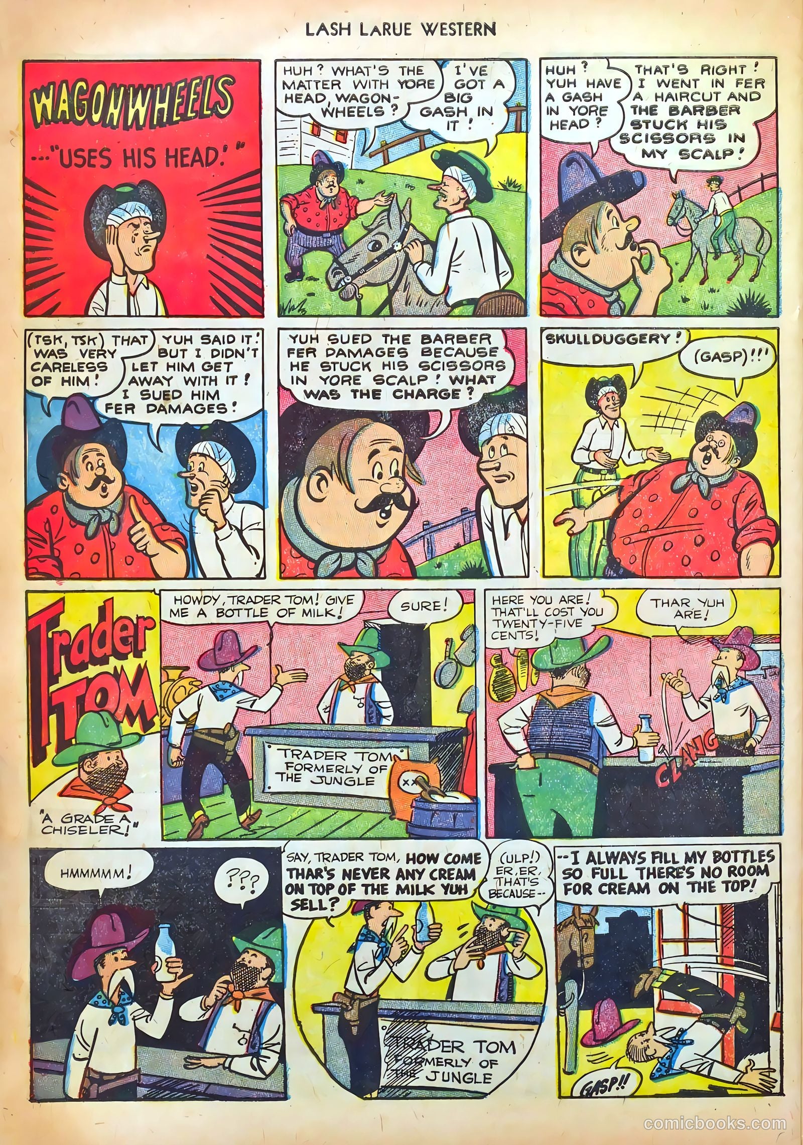 Lash LaRue Western #41 — page 28 of 36
