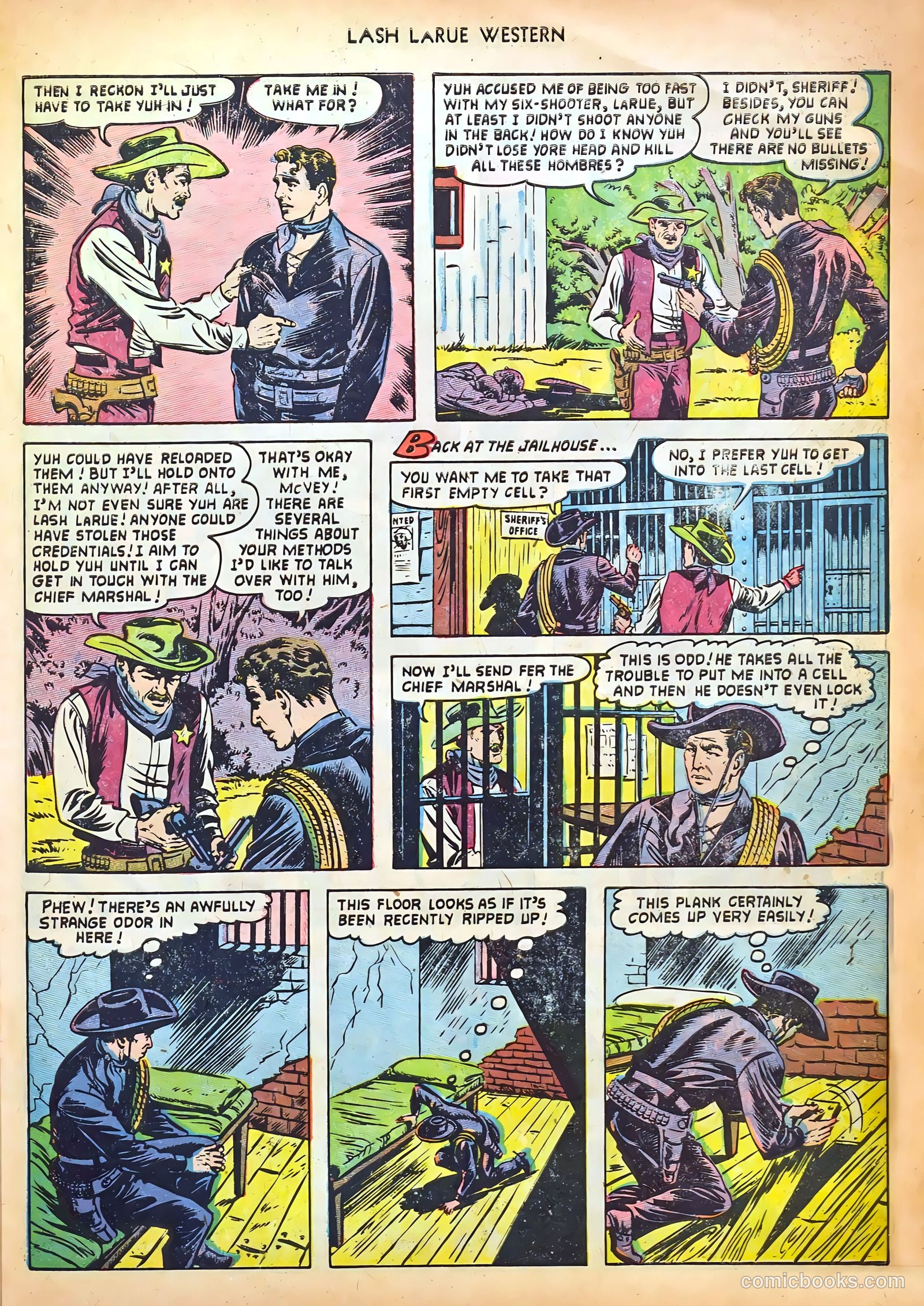 Lash LaRue Western #41 — page 31 of 36