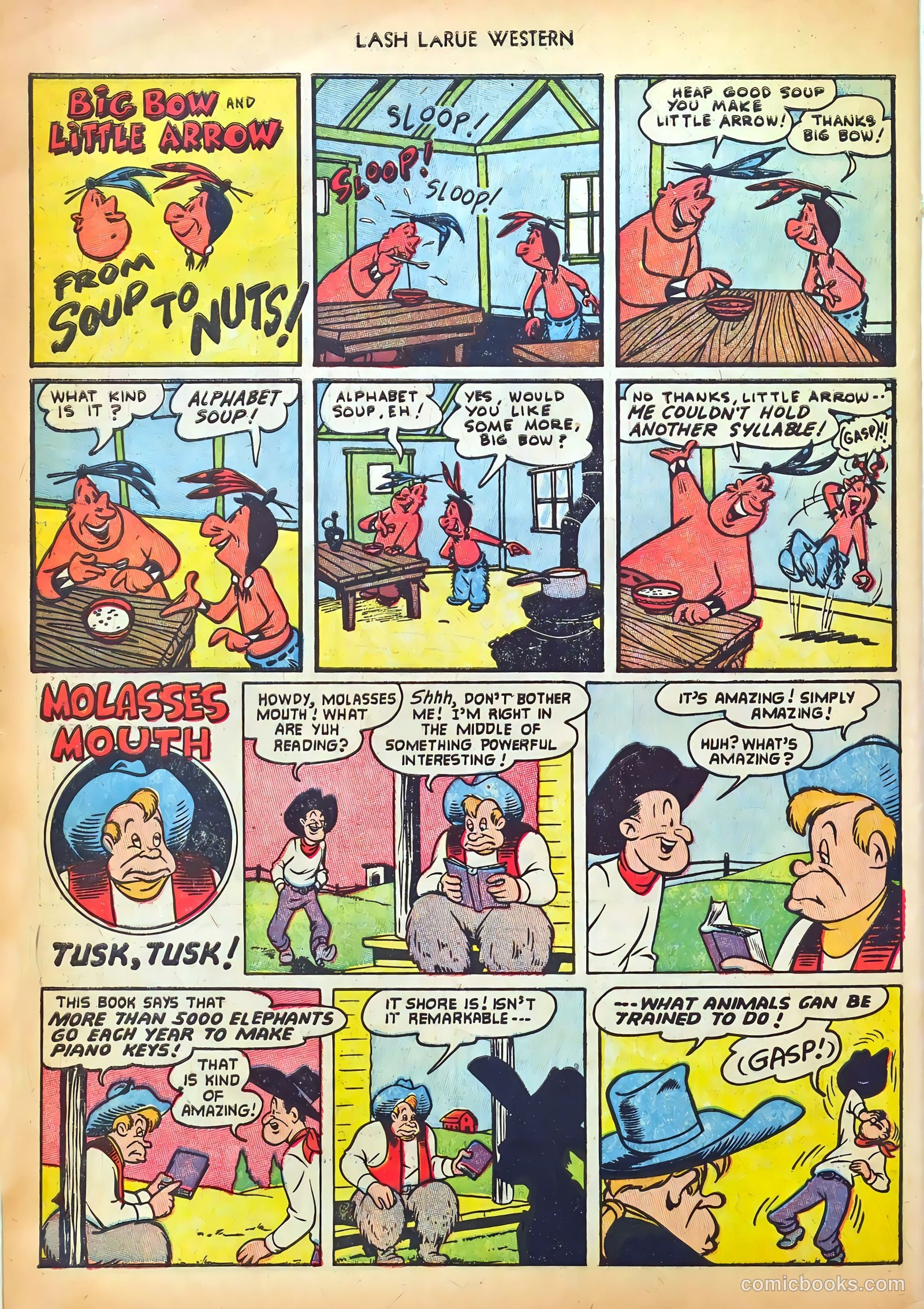 Lash LaRue Western #41 — page 34 of 36