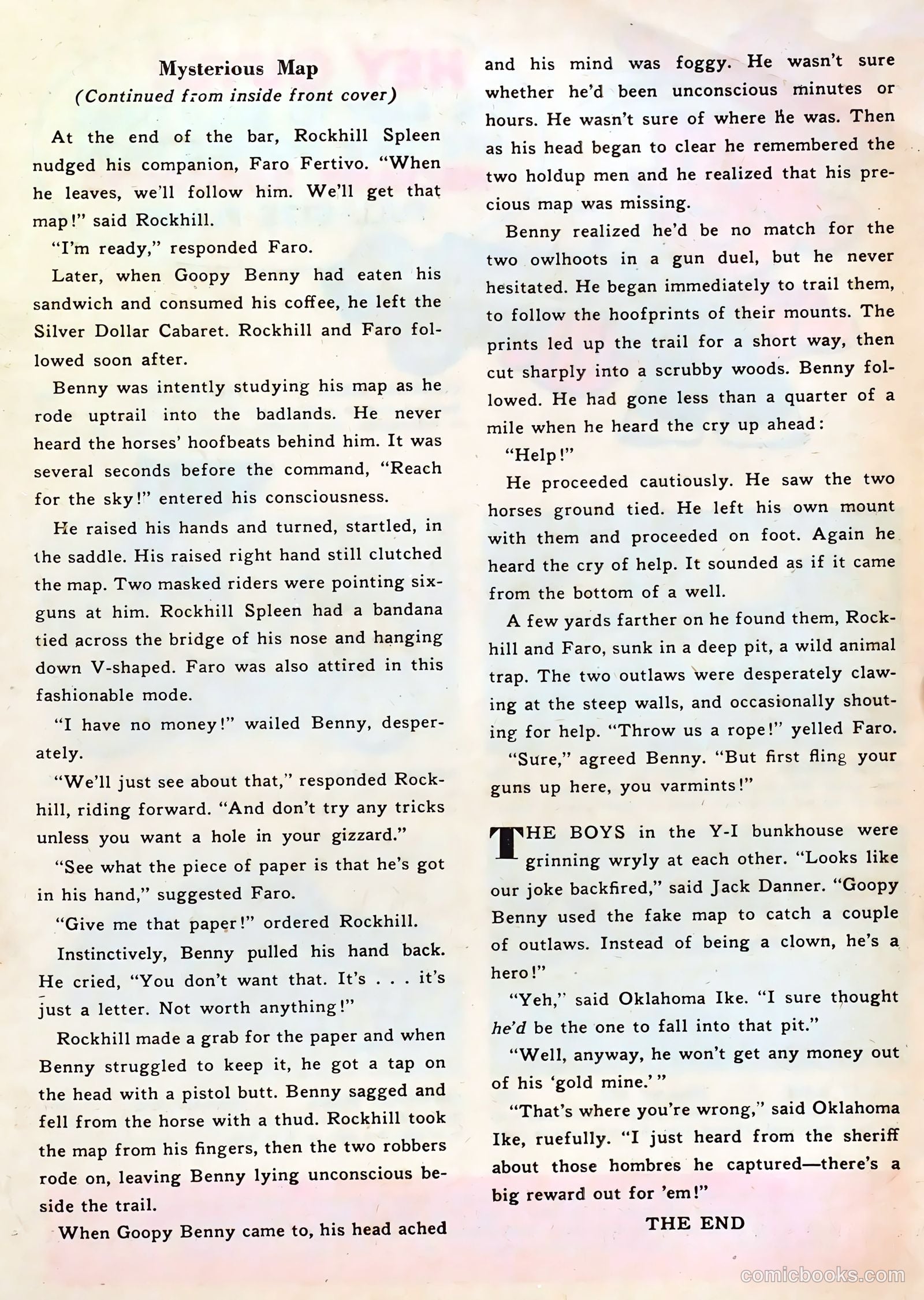 Lash LaRue Western #41 — page 35 of 36