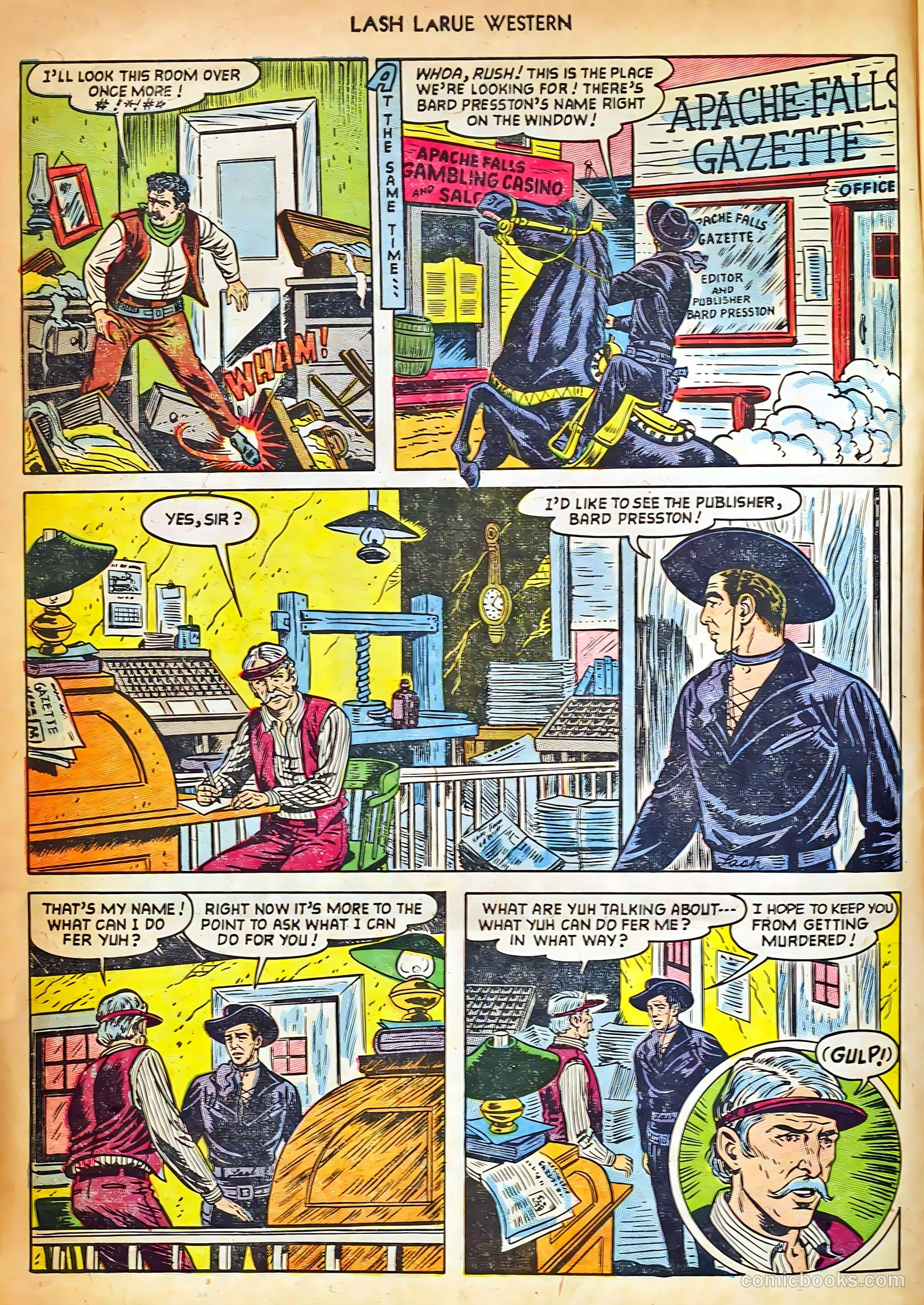 Lash LaRue Western #42 — page 6 of 36