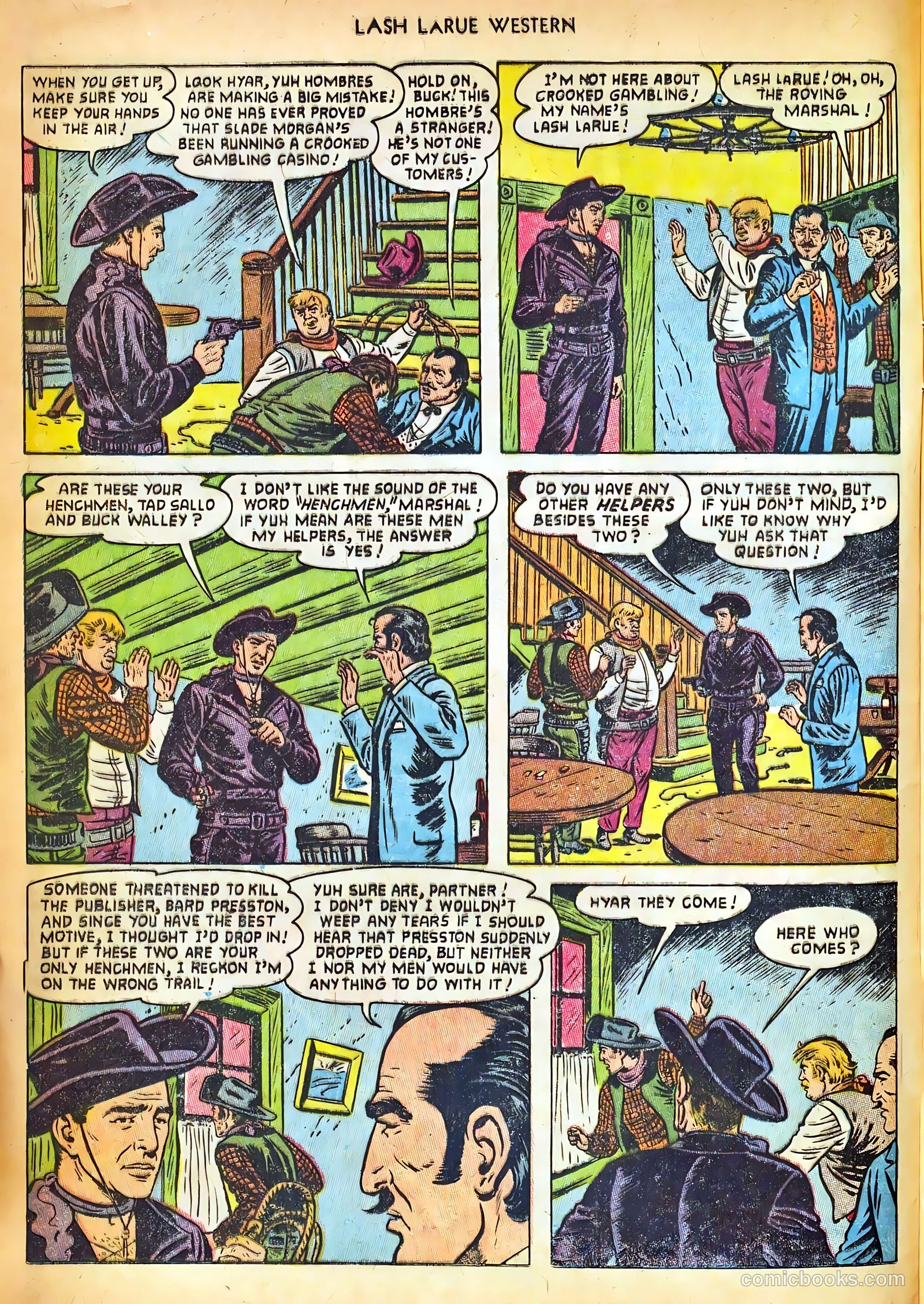Lash LaRue Western #42 — page 12 of 36