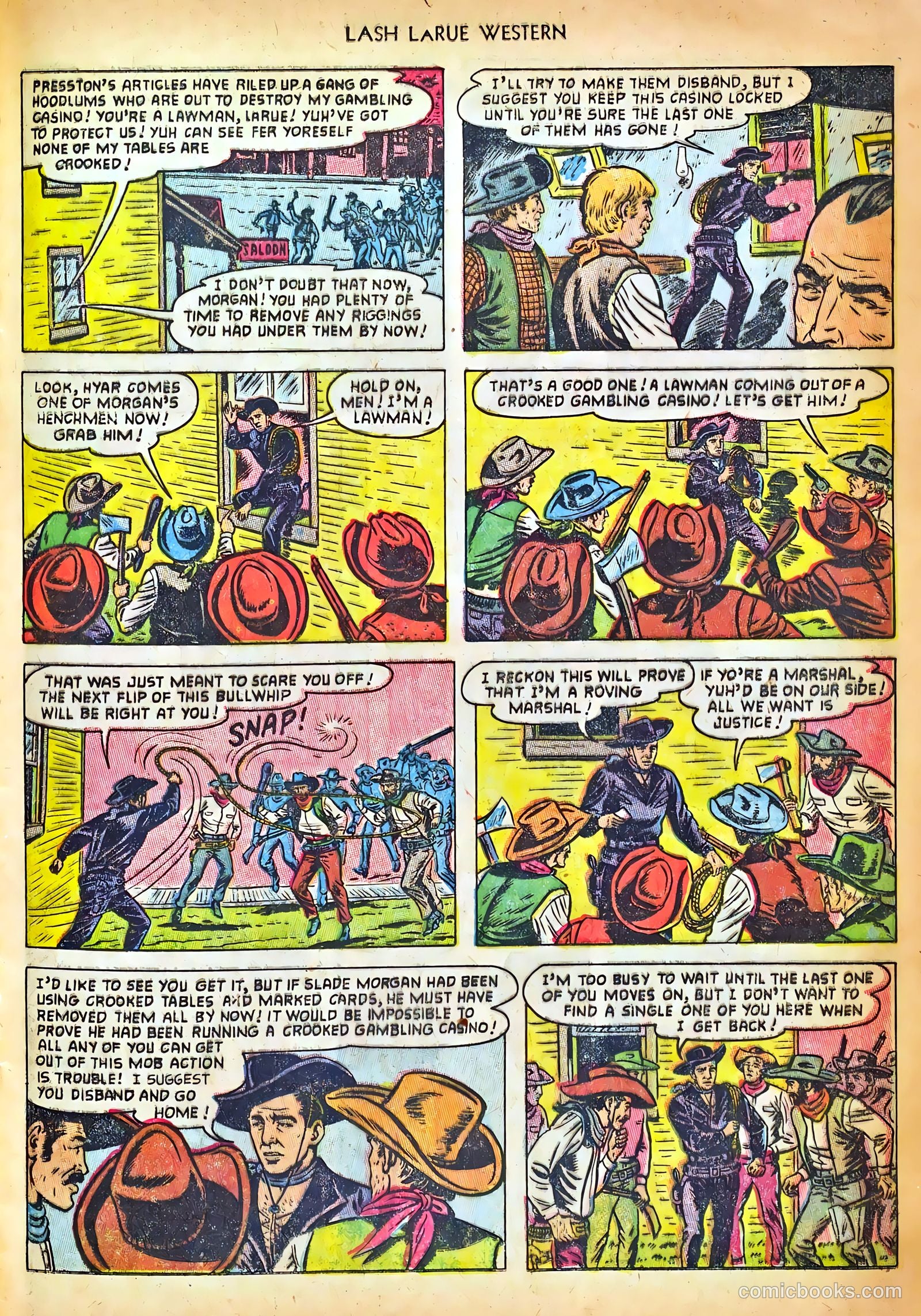 Lash LaRue Western #42 — page 13 of 36