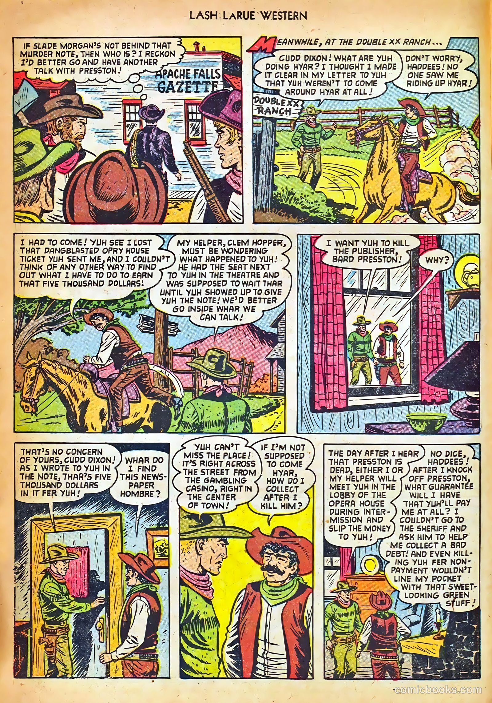 Lash LaRue Western #42 — page 14 of 36