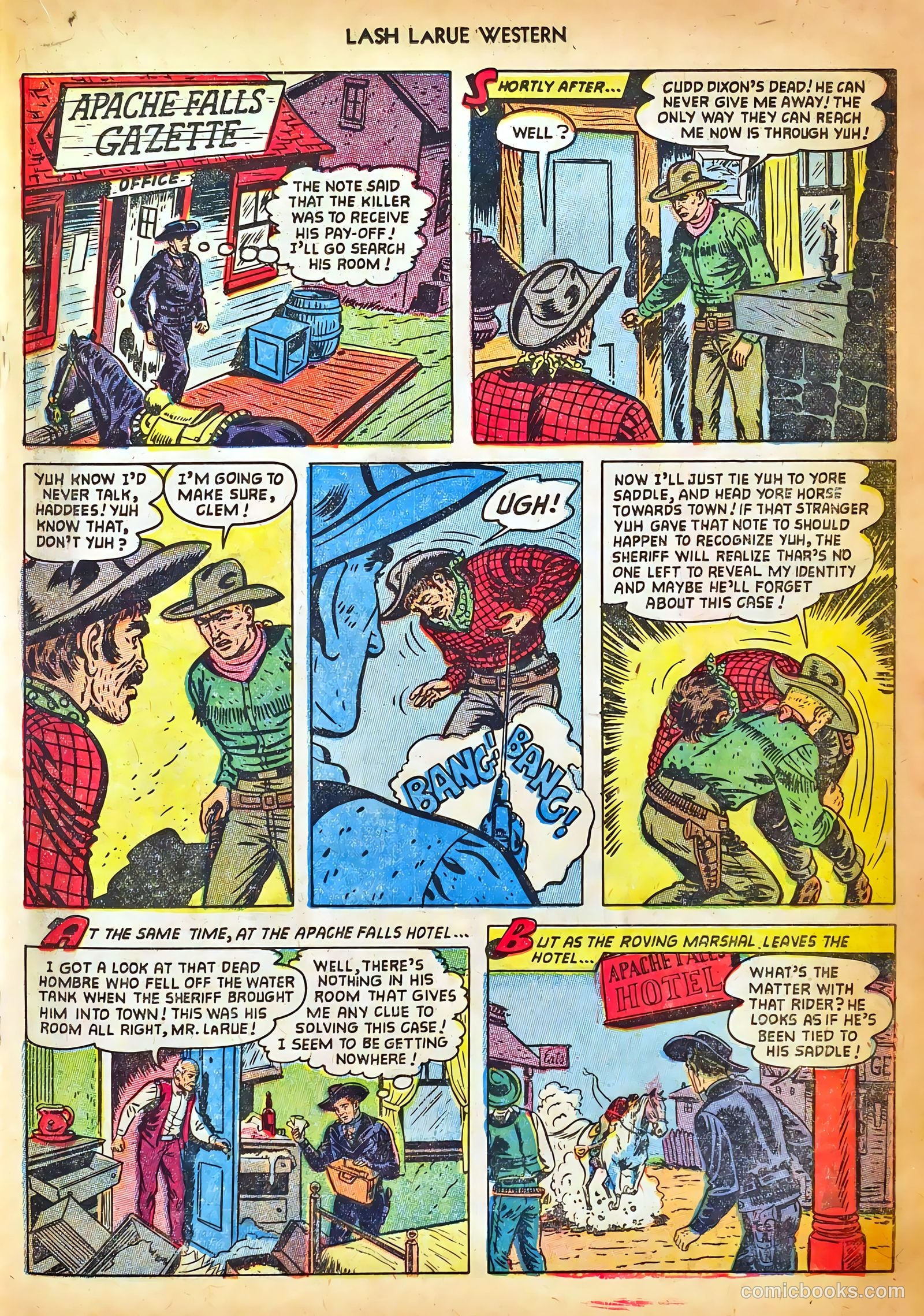 Lash LaRue Western #42 — page 19 of 36