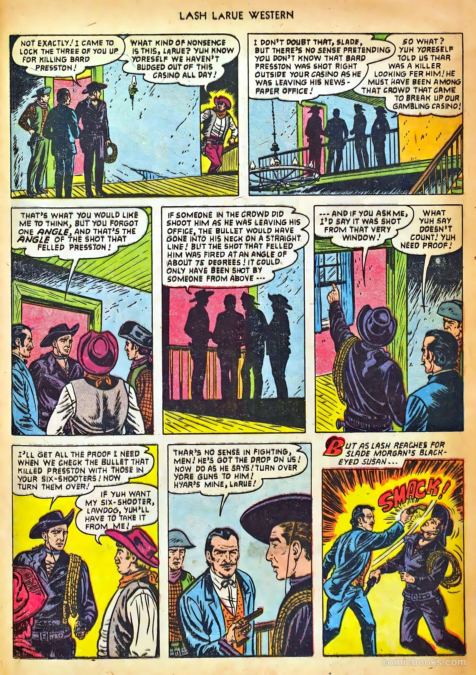 Lash LaRue Western #42 — page 25 of 36