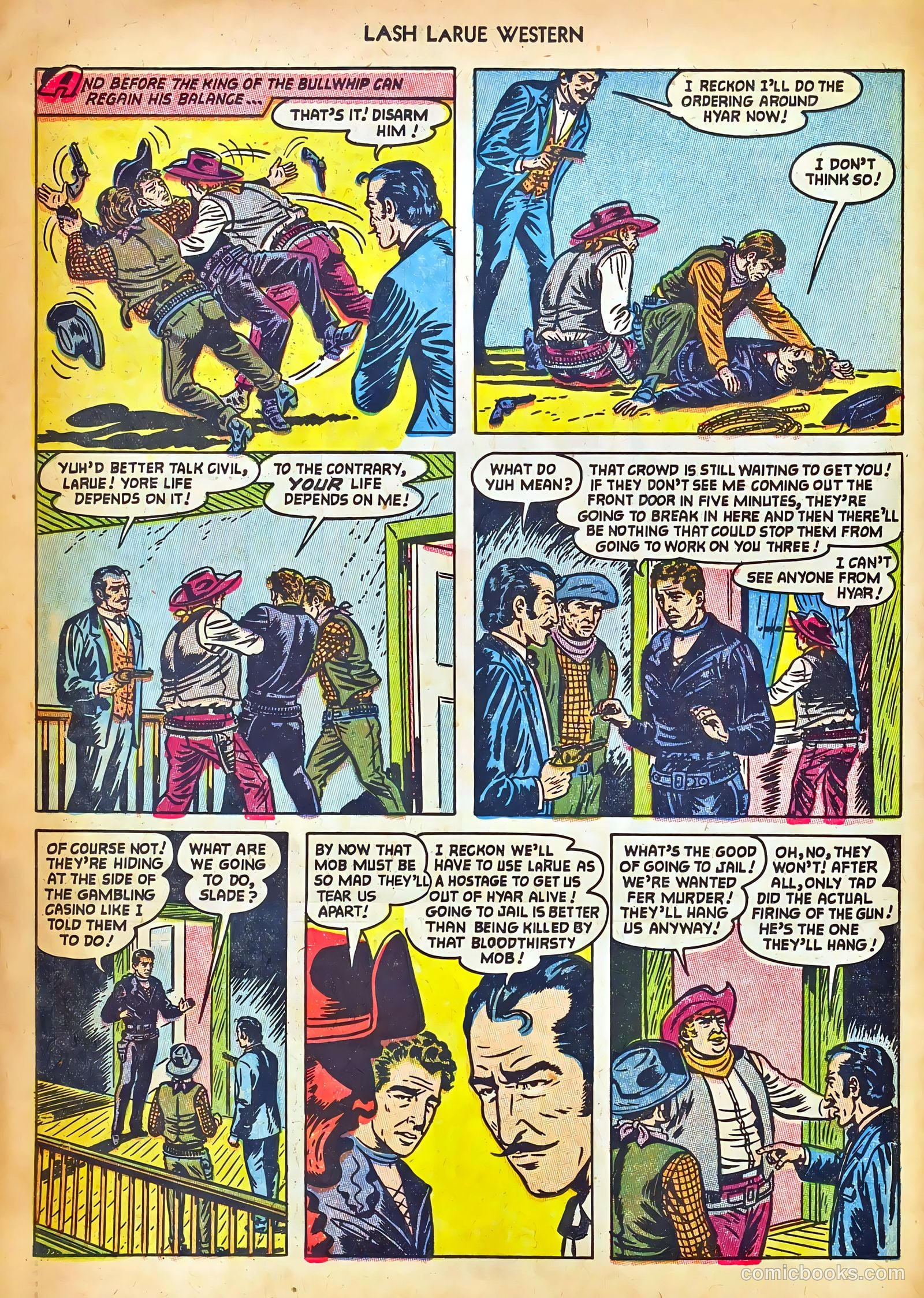 Lash LaRue Western #42 — page 26 of 36
