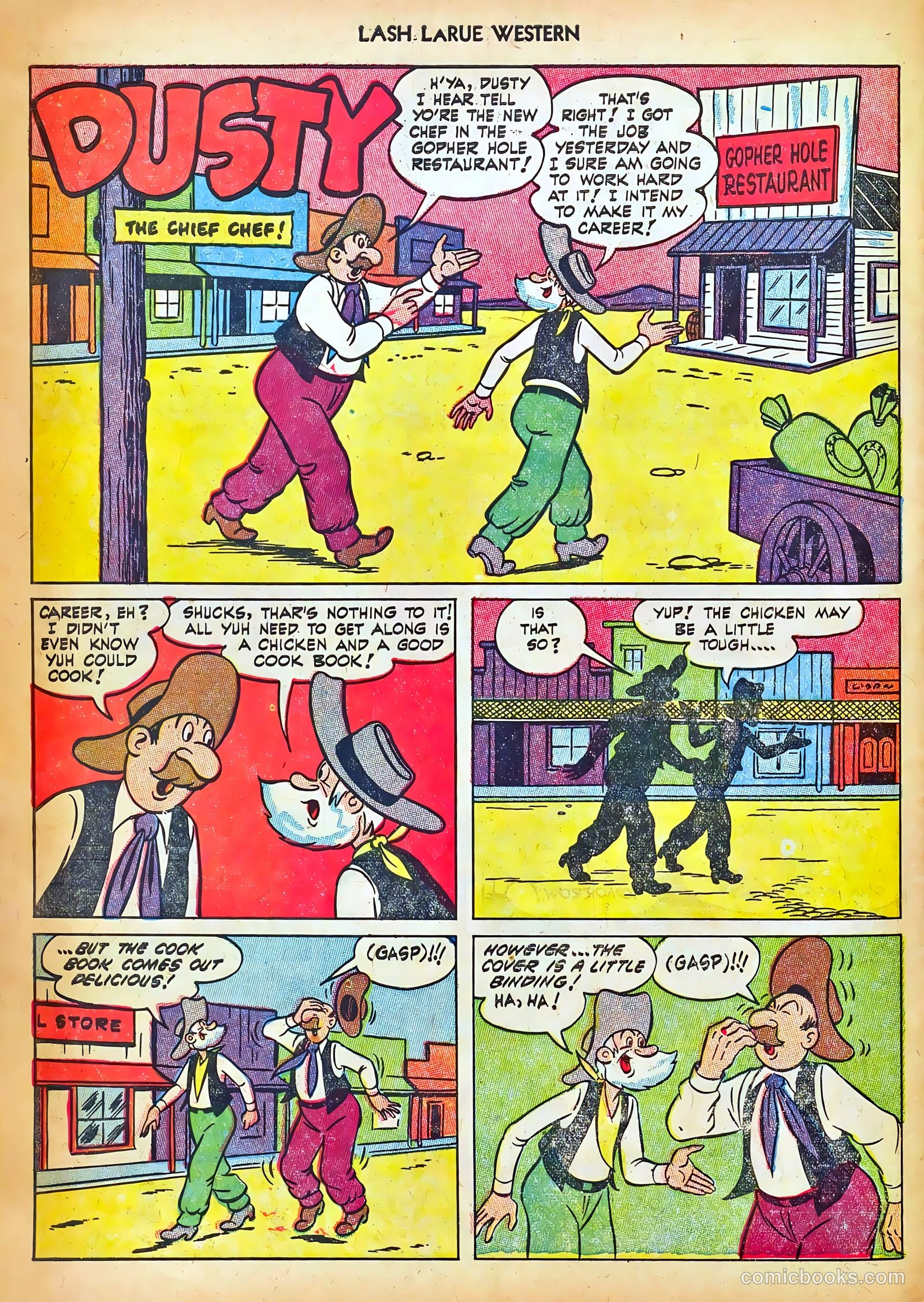 Lash LaRue Western #42 — page 30 of 36