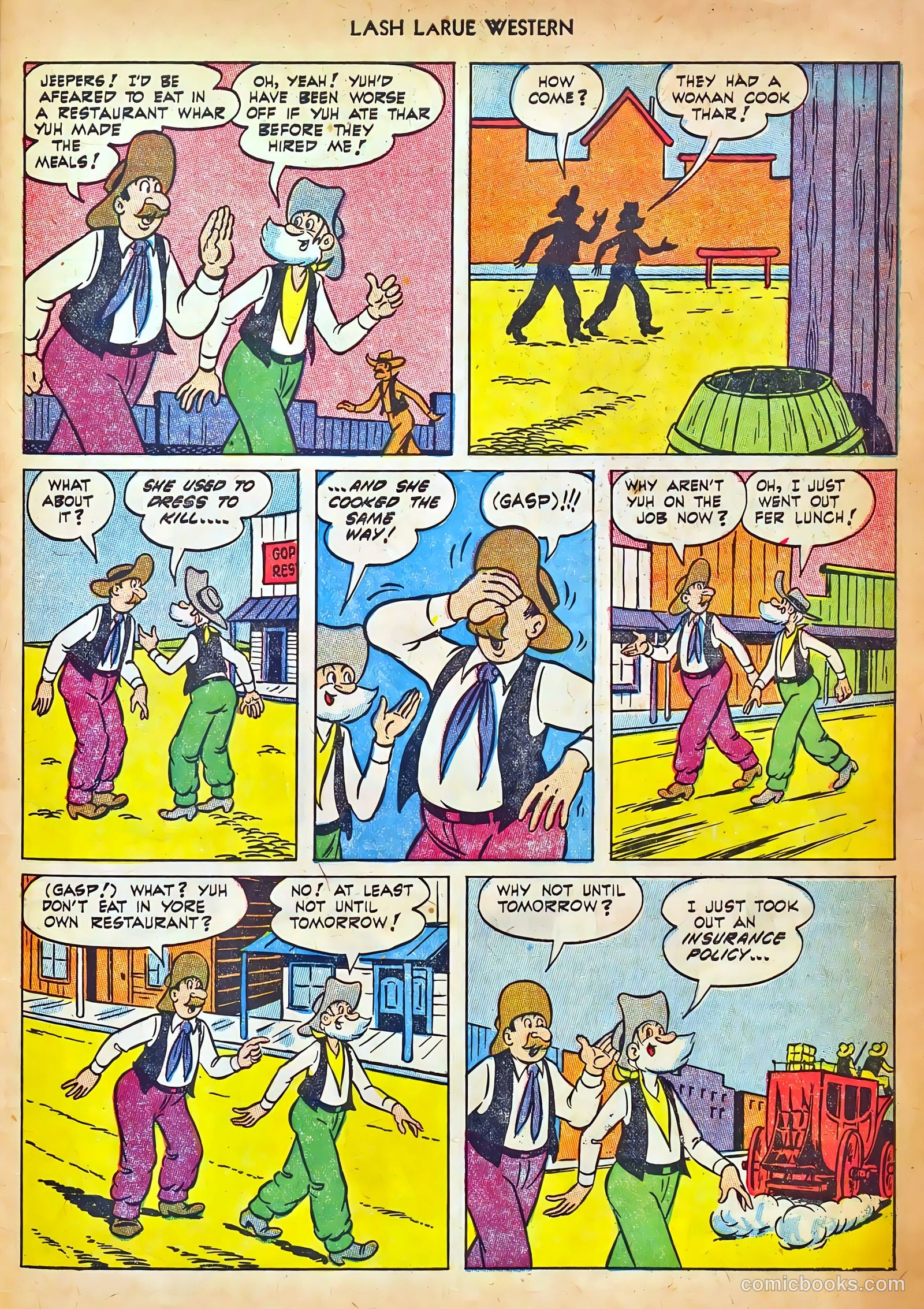 Lash LaRue Western #42 — page 31 of 36