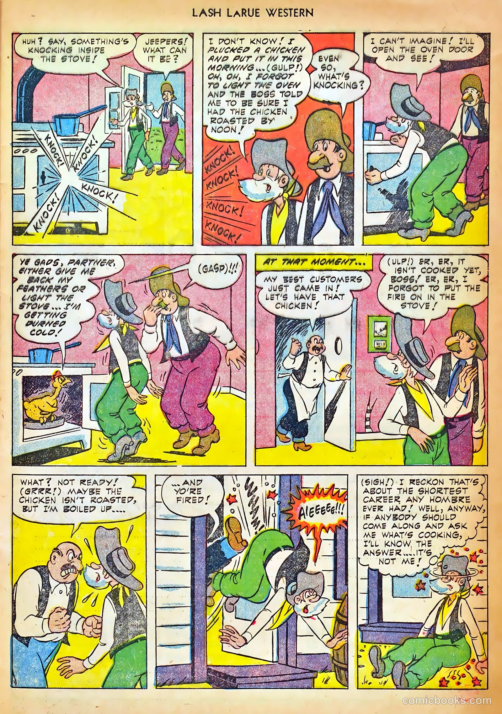 Lash LaRue Western #42 — page 33 of 36