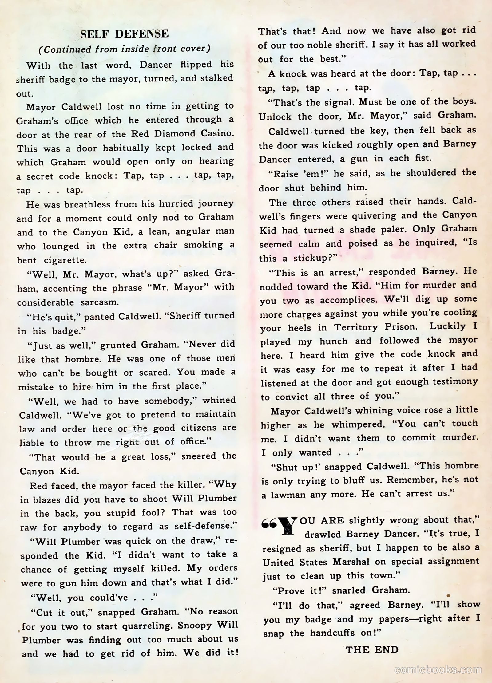 Lash LaRue Western #42 — page 35 of 36