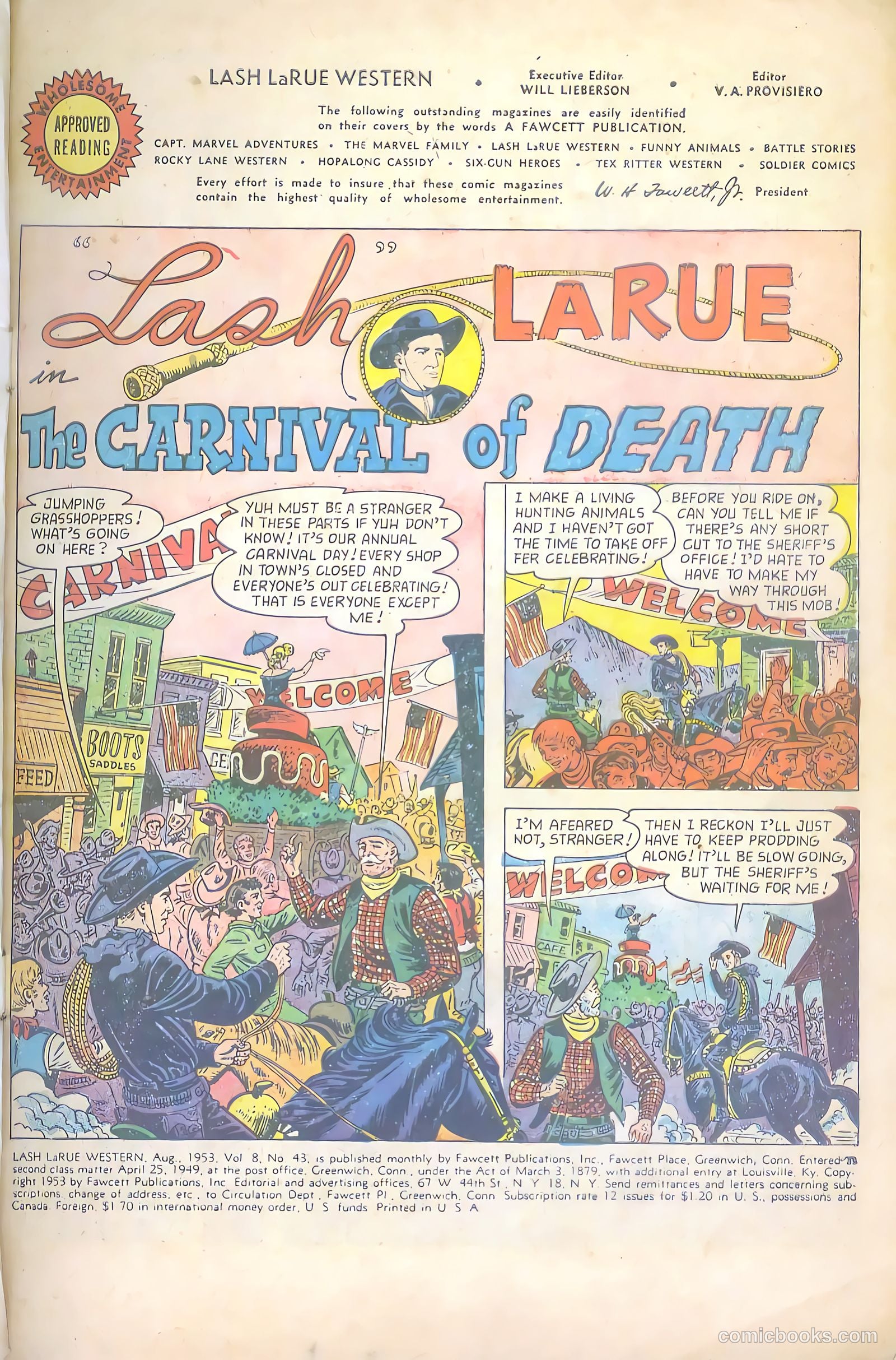 Lash LaRue Western #43 — page 3 of 36